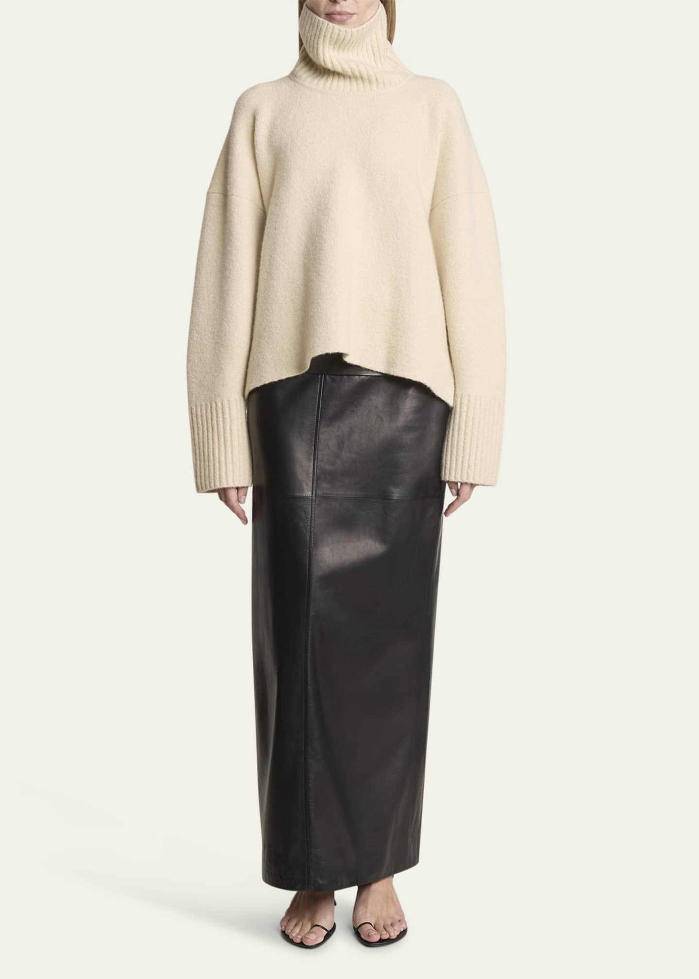 Proenza Schouler Loft Eco Cashmere Turtleneck Sweater Image 2 of 5
