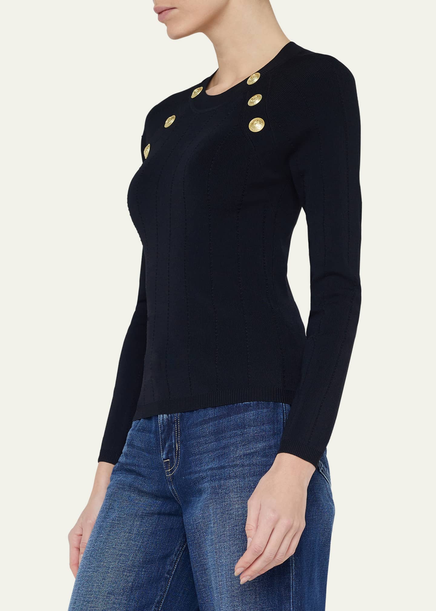 L'Agence Gretchen Crewneck Pullover Image 4 of 5