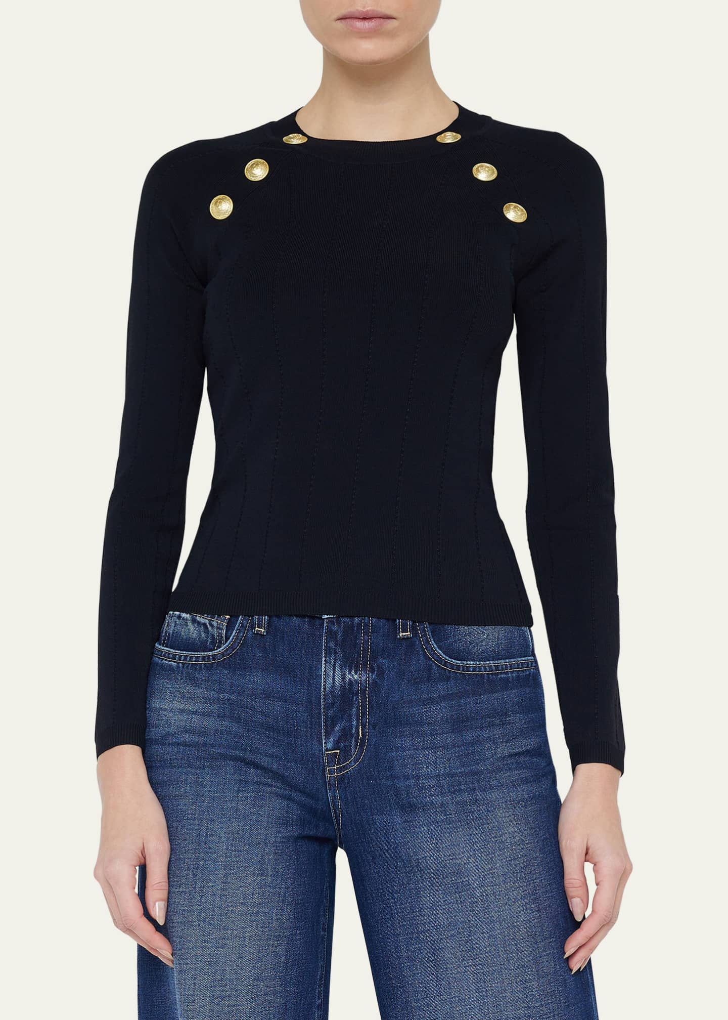 L'Agence Gretchen Crewneck Pullover Image 5 of 5