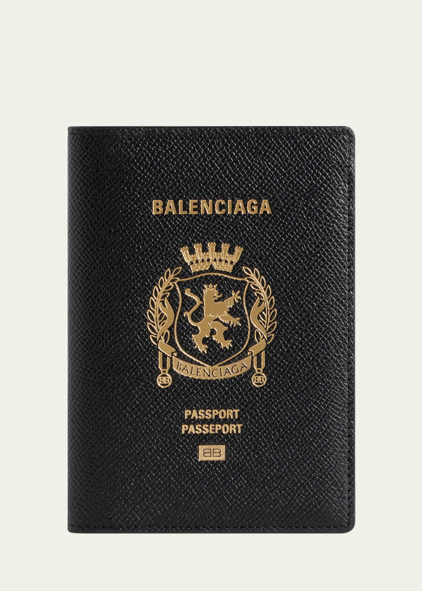 Balenciaga Passport Leather Holder Image 1 of 3
