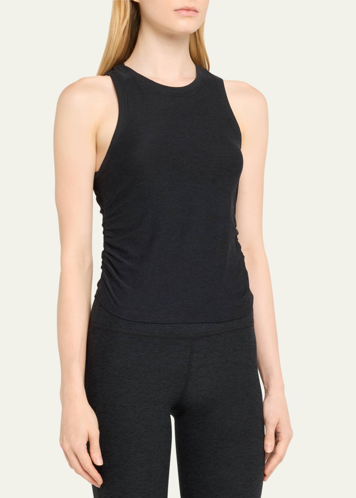 Beyond Yoga Featherweight Your Fit Shirred Tank Top Image 4 of 5