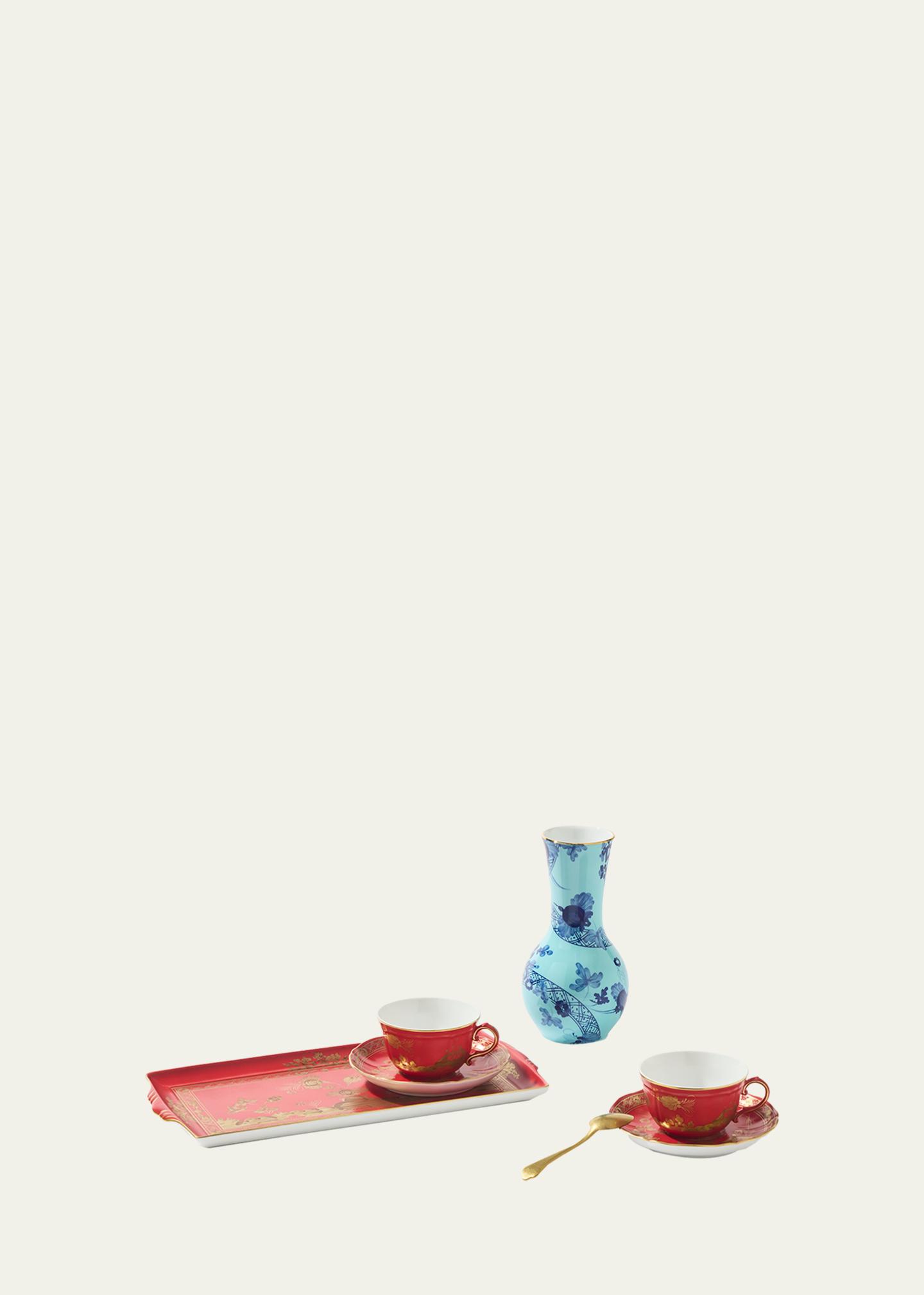Ginori 1735 Oriente Italiano Tulipano Iris Vase, 8