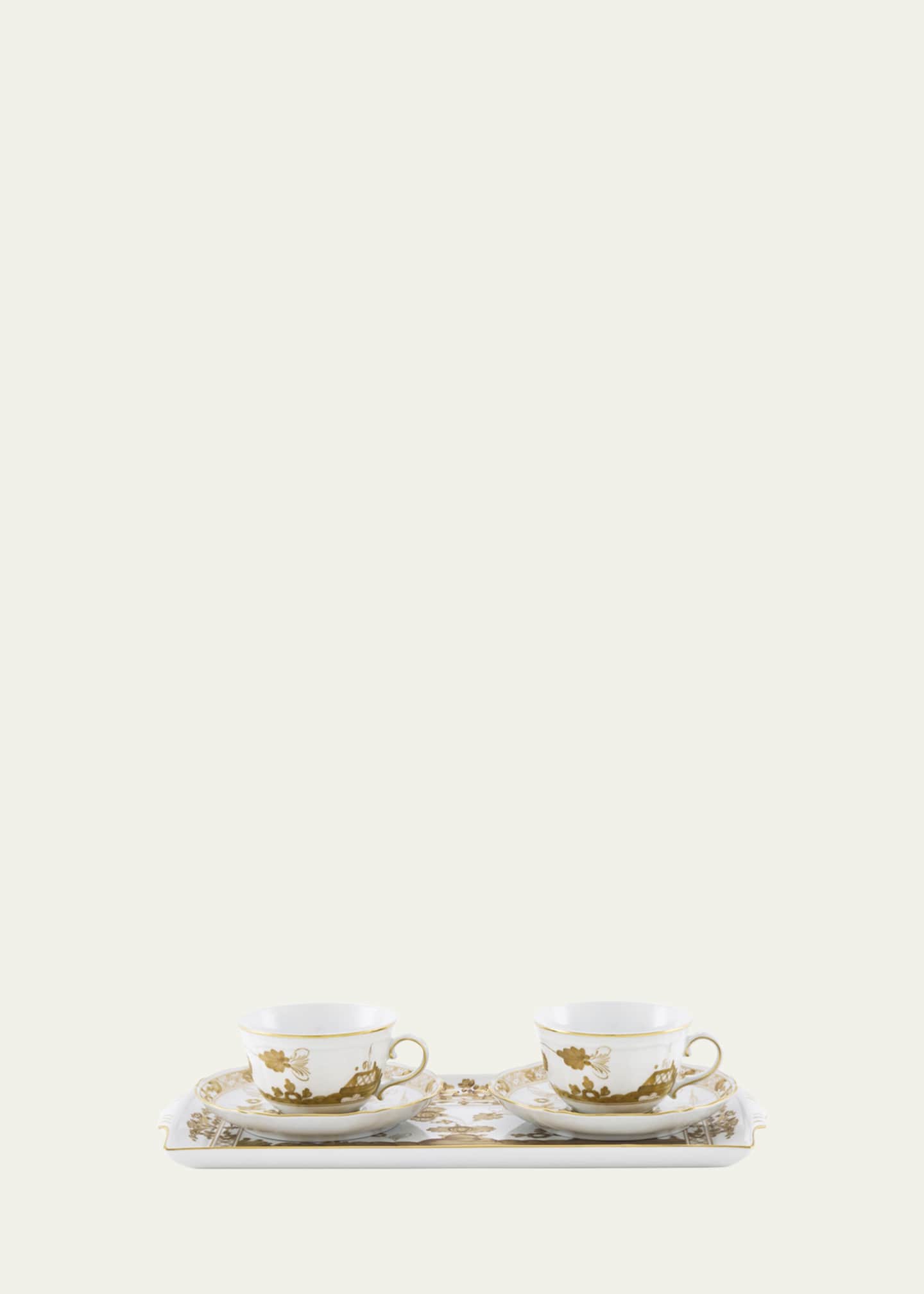GINORI 1735 Oriente Italiano Aurum Tea Service Set Image 2 of 2