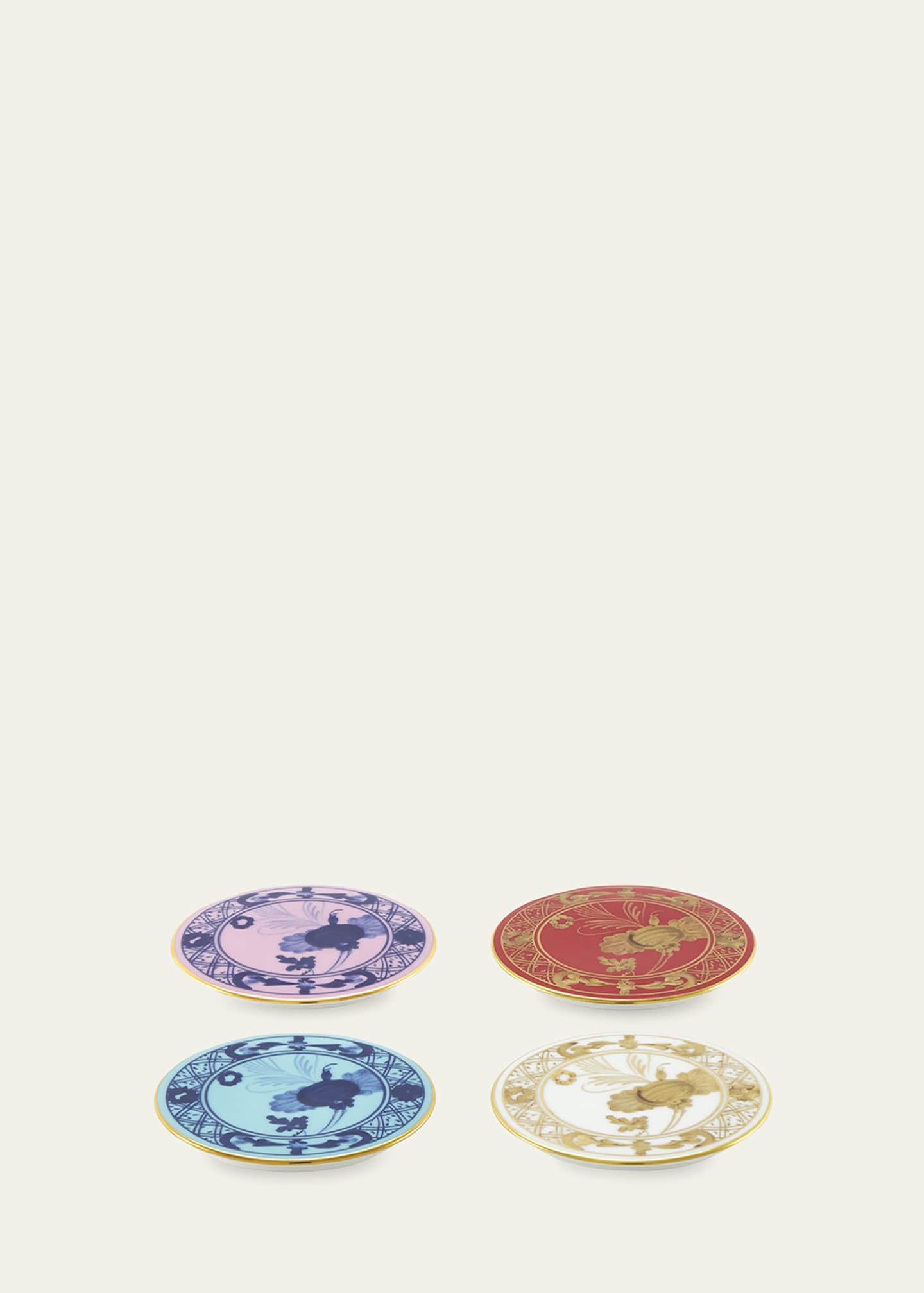 GINORI 1735 Oriente Italiano Assorted Coasters, Set of 4 Image 2 of 3