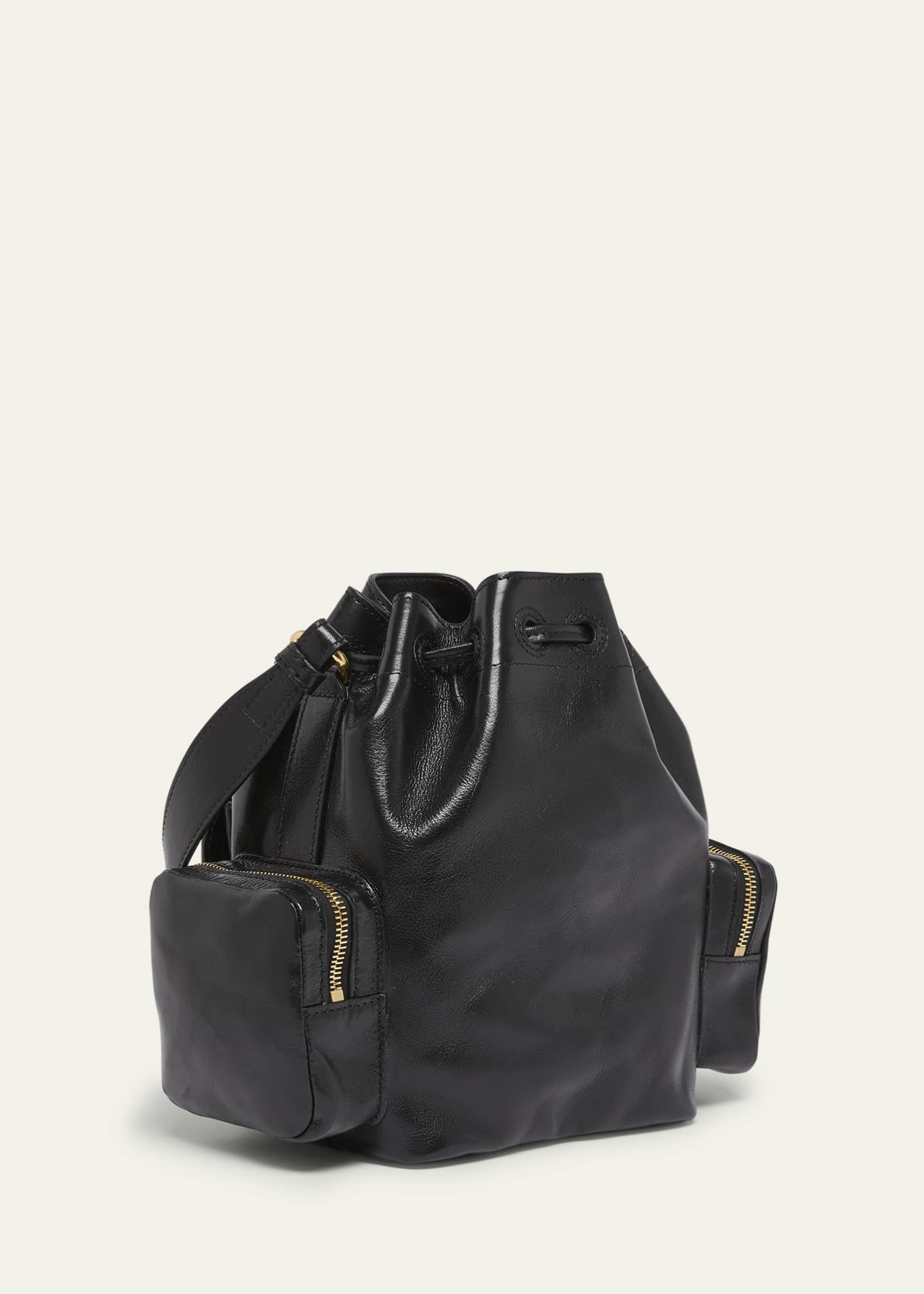 Chloe Camera Bucket Crossbody Bag in Shiny Calfskin Image 3 of 5