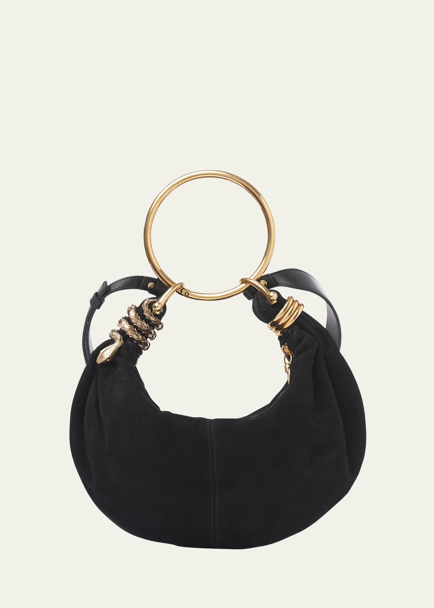 Chloe Mini Bracelet Crossbody Bag in Suede