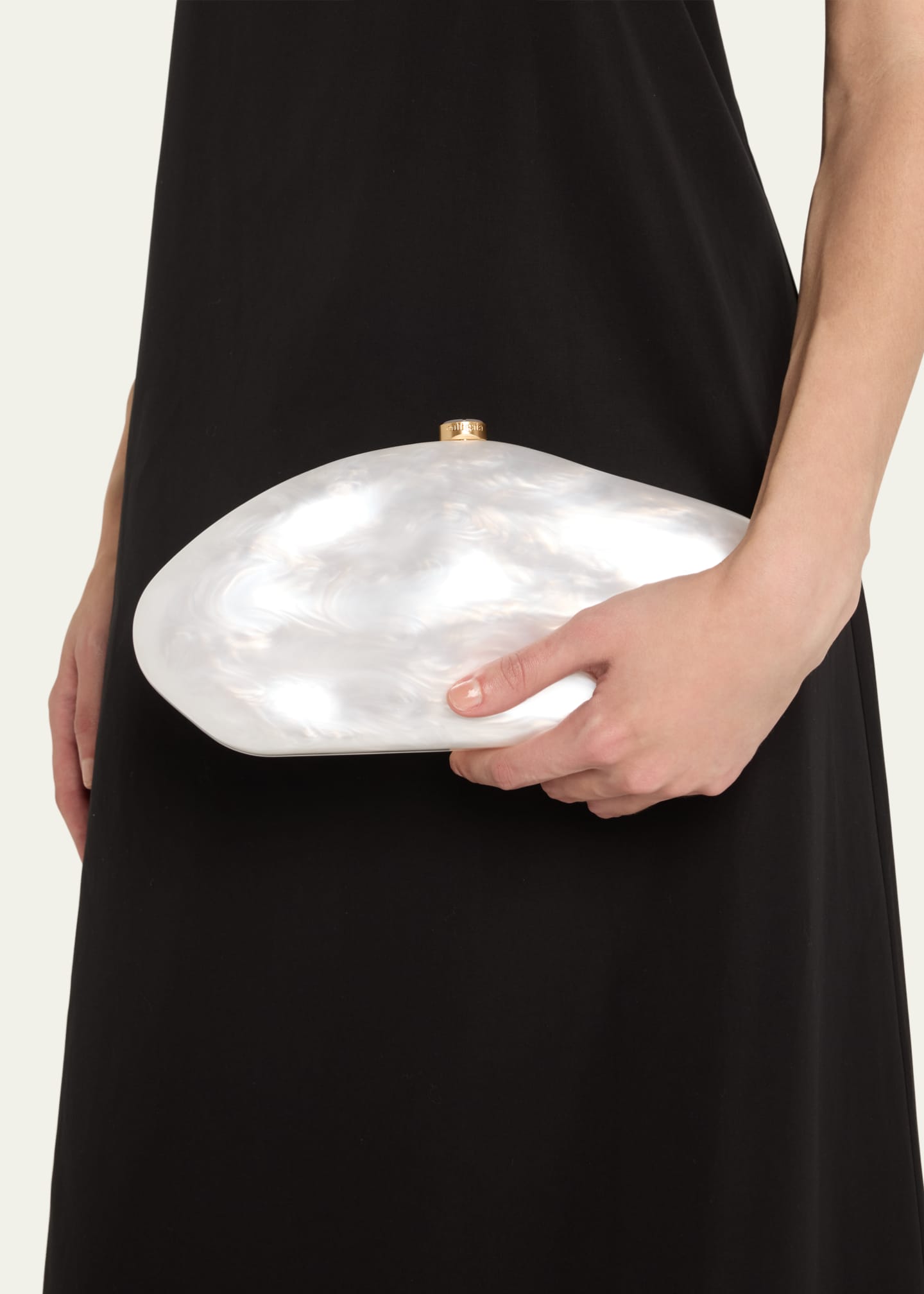 Cult Gaia The Caldera Pearly Clutch Bag Image 2 of 6