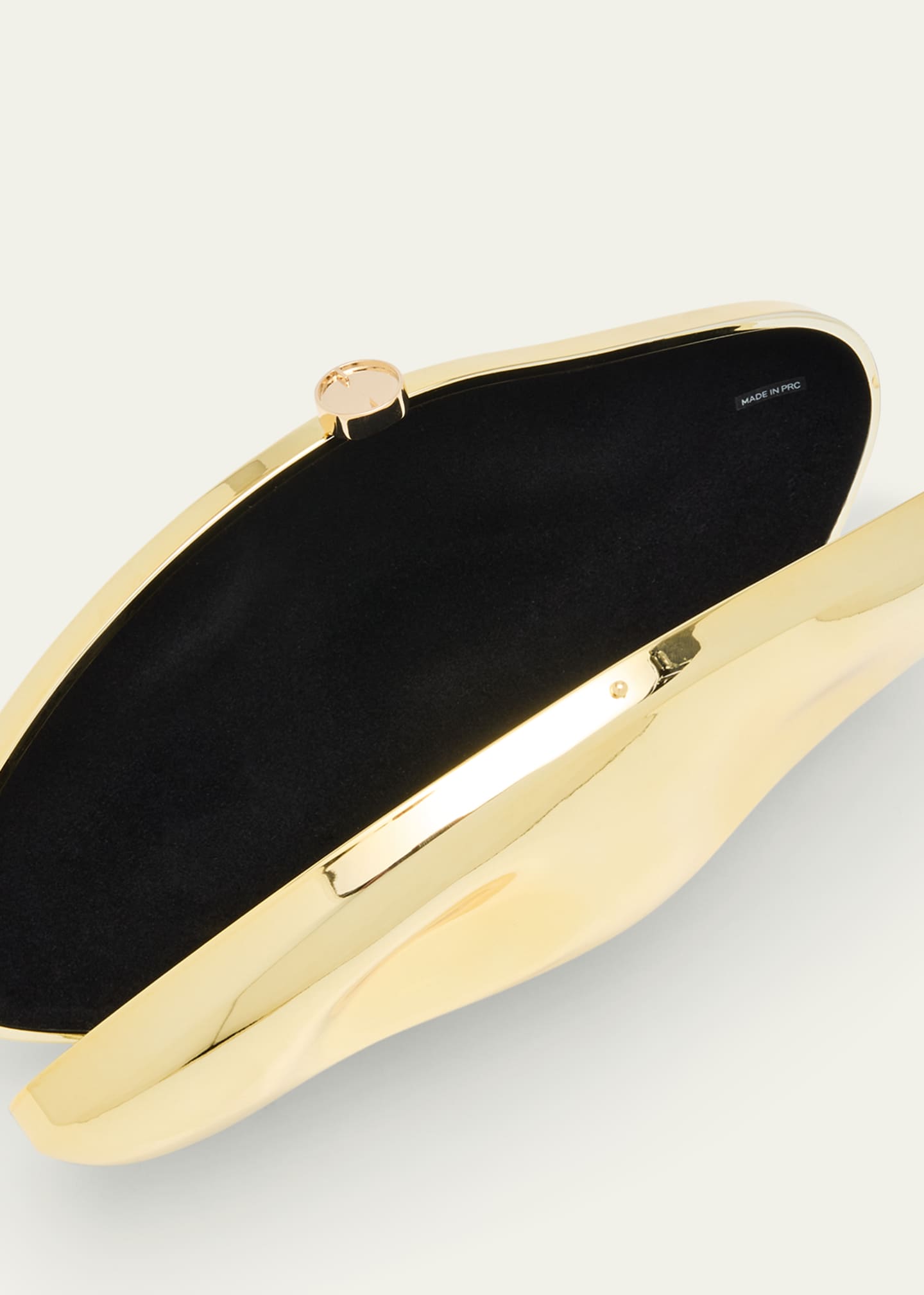 Cult Gaia The Caldera Metallic Clutch Bag Image 4 of 6