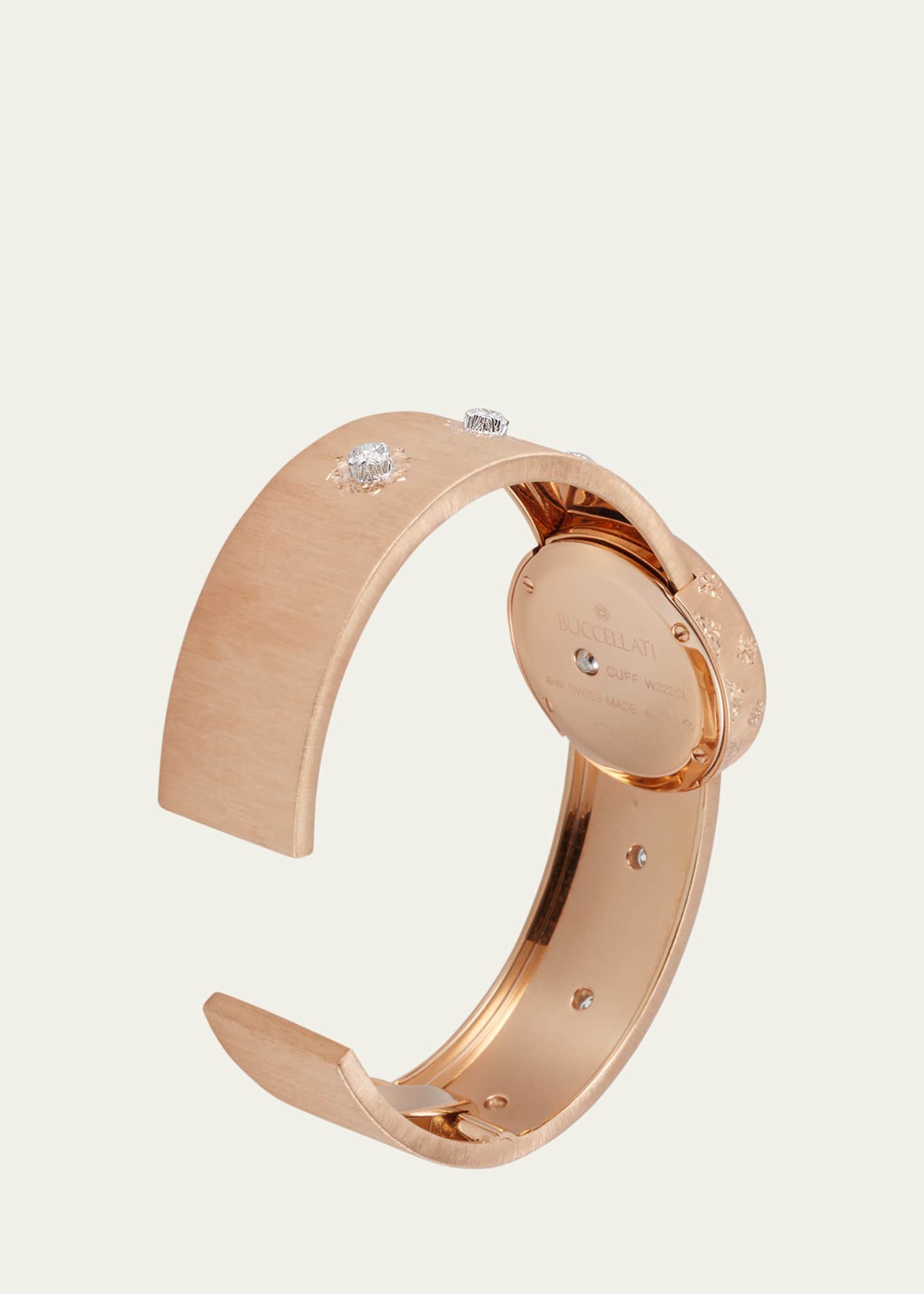 Buccellati Macri 18K Yellow Gold Diamond and Agate Watch Image 4 of 4
