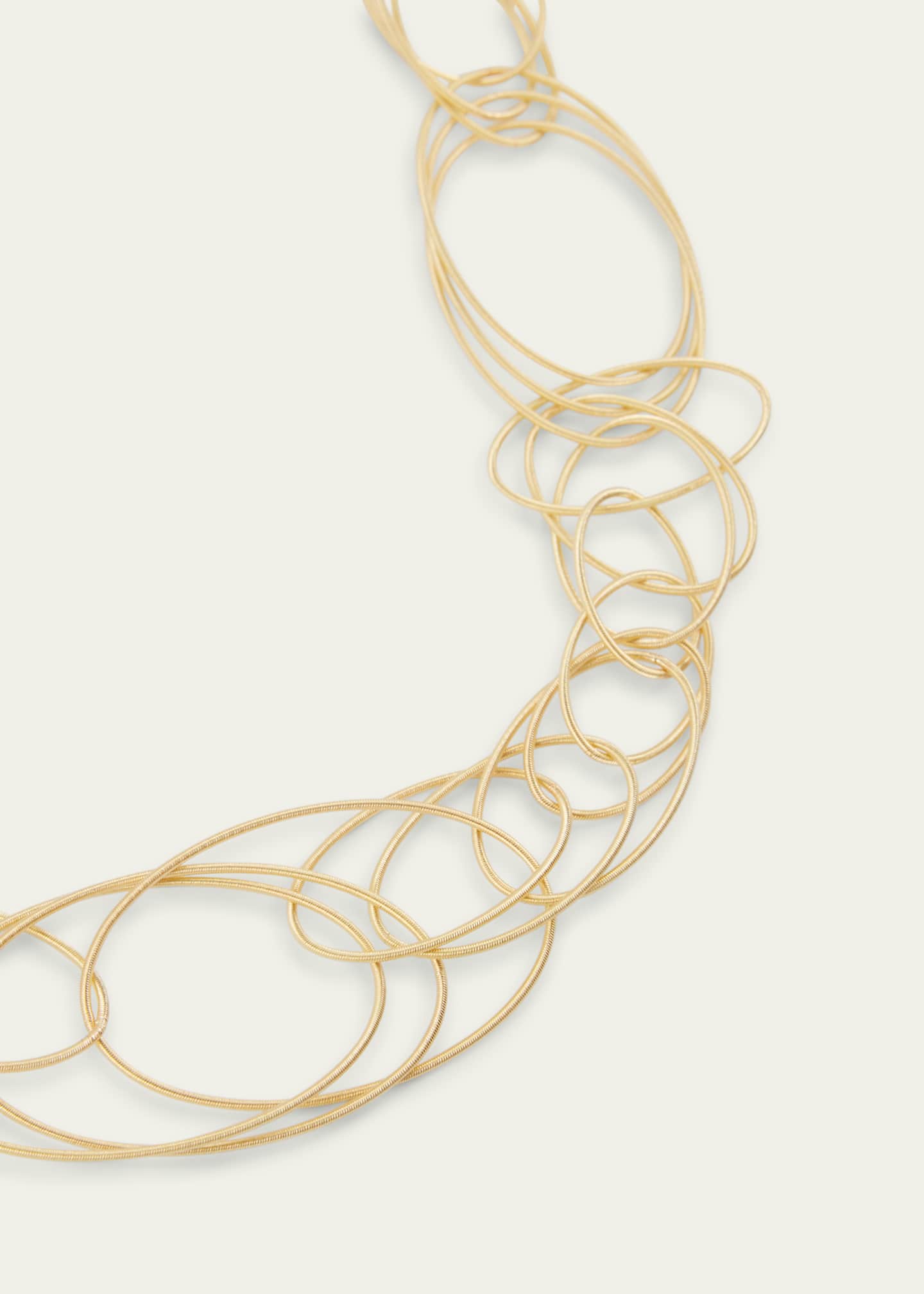 Buccellati Hawaii 18K Yellow Gold Oval Link Necklace Image 3 of 4