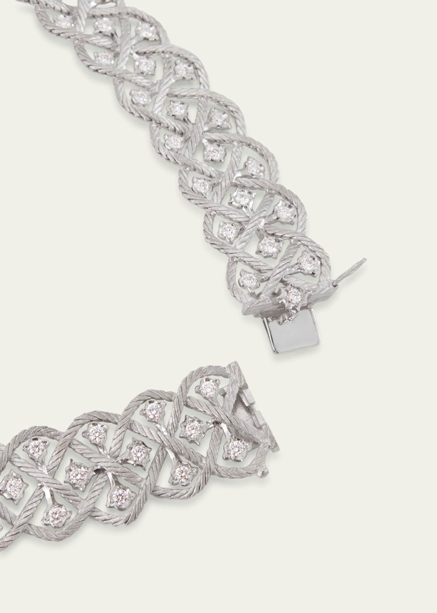 Buccellati Etoilee 18K White Gold Diamond Collar Image 4 of 4