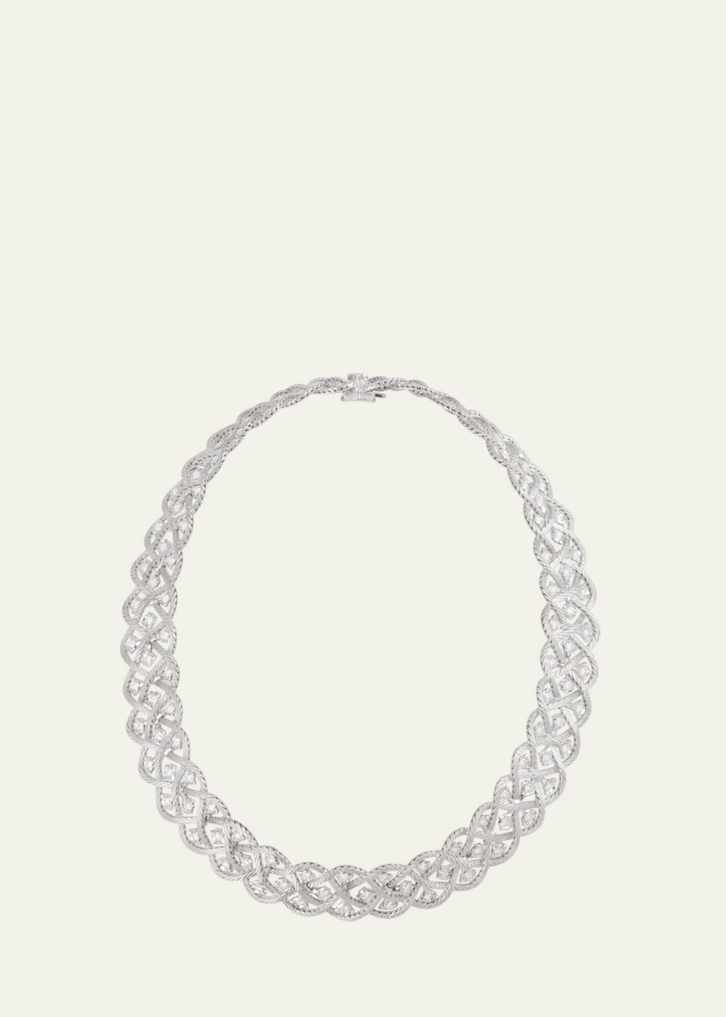Buccellati Etoilee 18K White Gold Diamond Collar Image 1 of 4