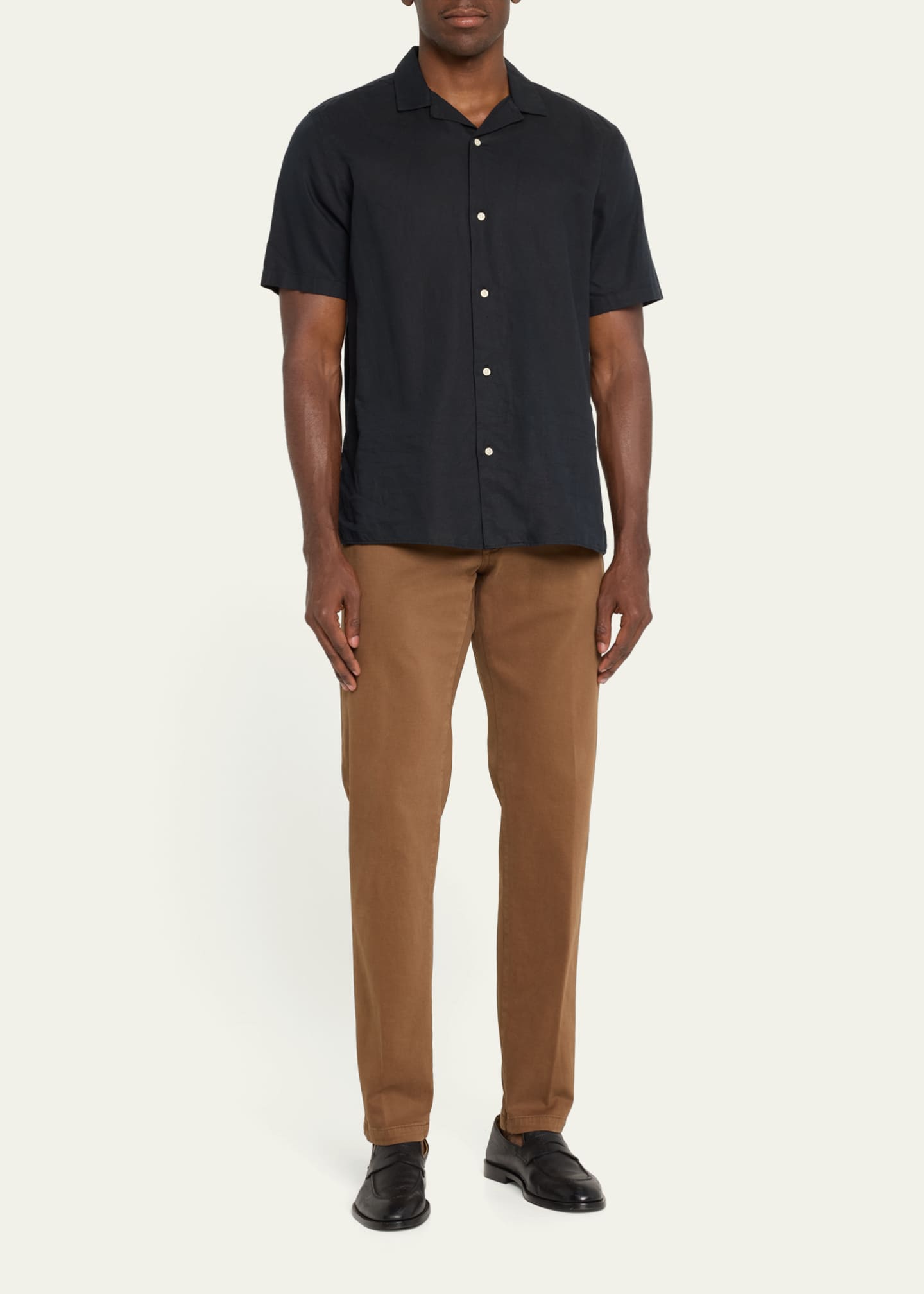 Marco Pescarolo Men's Cotton-Cashmere Drill Pants Image 2 of 5