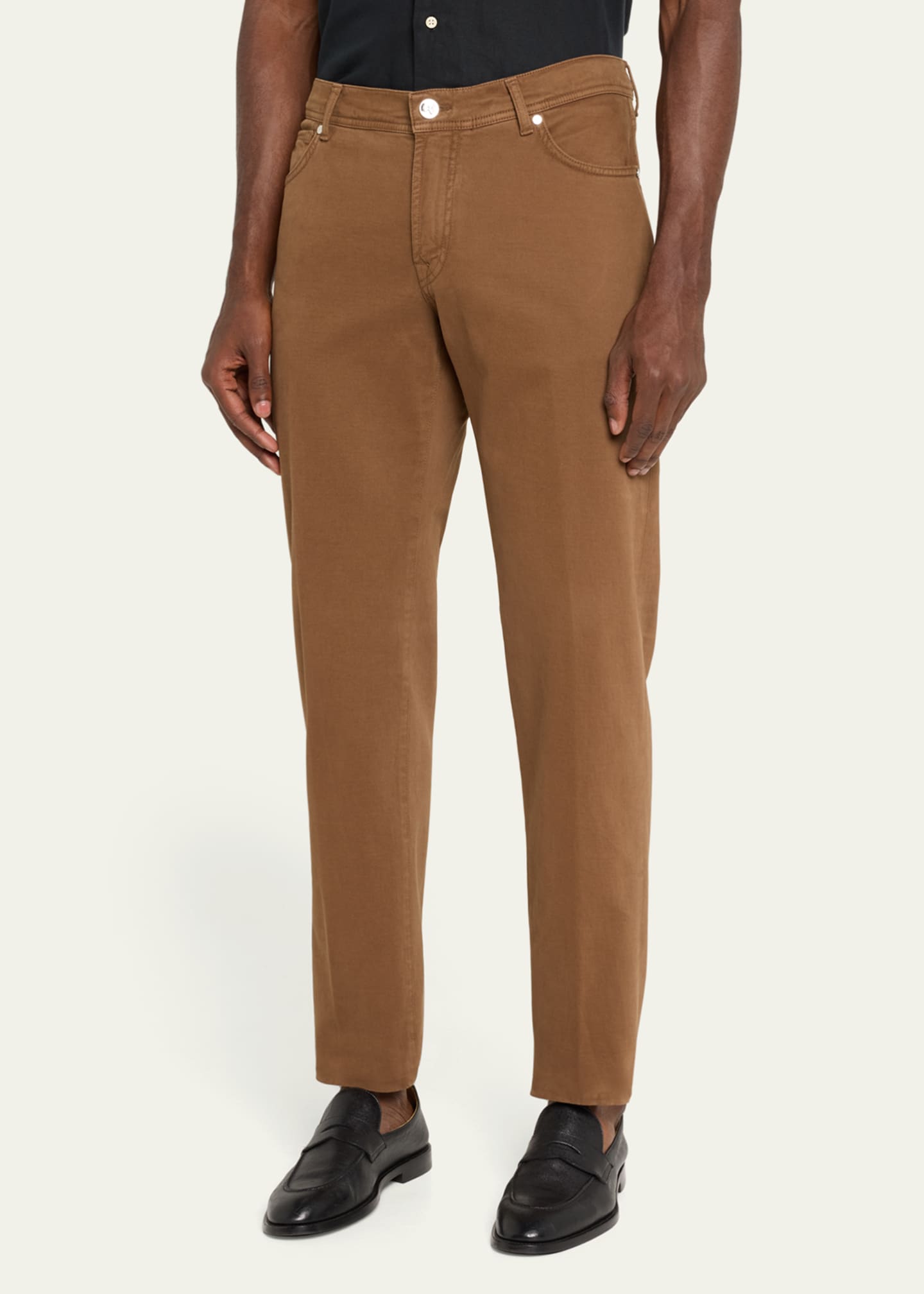 Marco Pescarolo Men's Cotton-Cashmere Drill Pants Image 4 of 5