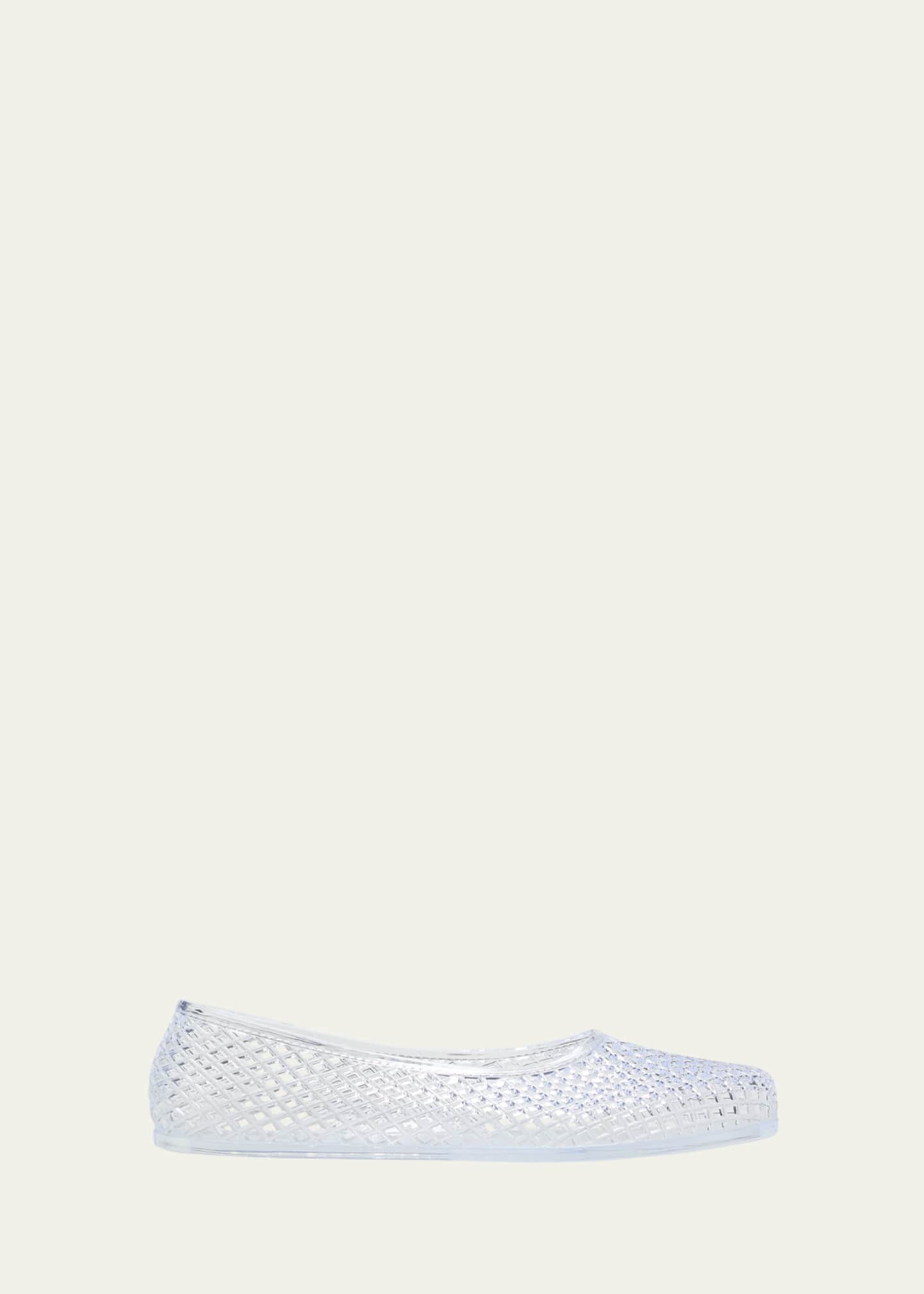 Ancient Greek Sandals Iro Transparent Jelly Ballerina Flats Image 1 of 5
