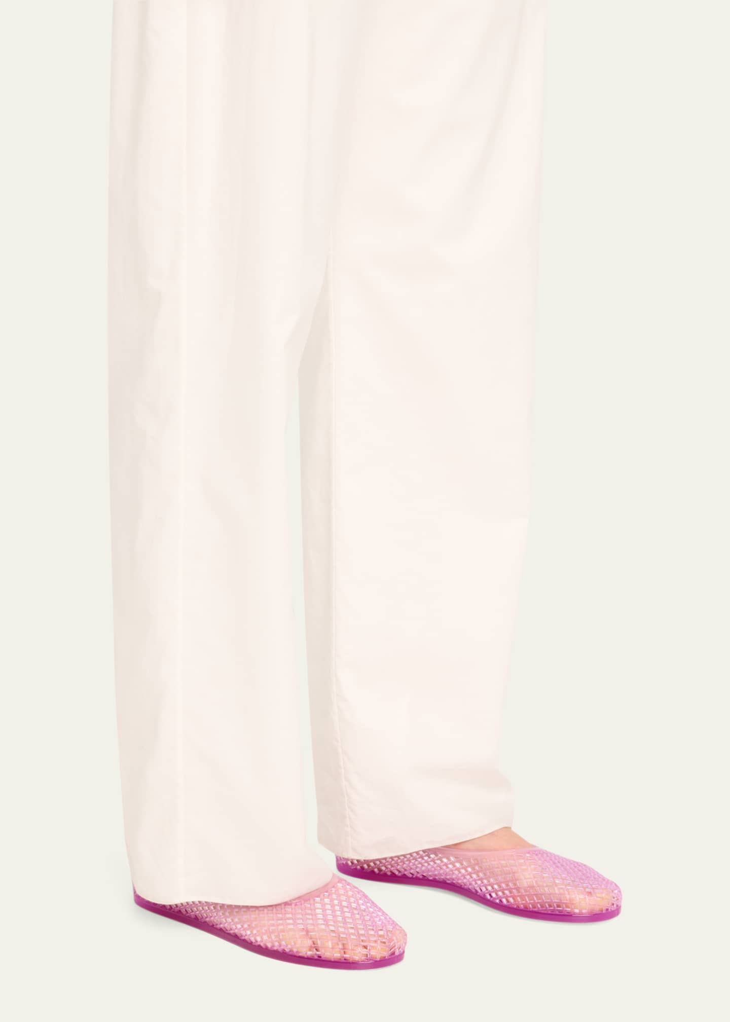 Ancient Greek Sandals Iro Transparent Jelly Ballerina Flats Image 2 of 5