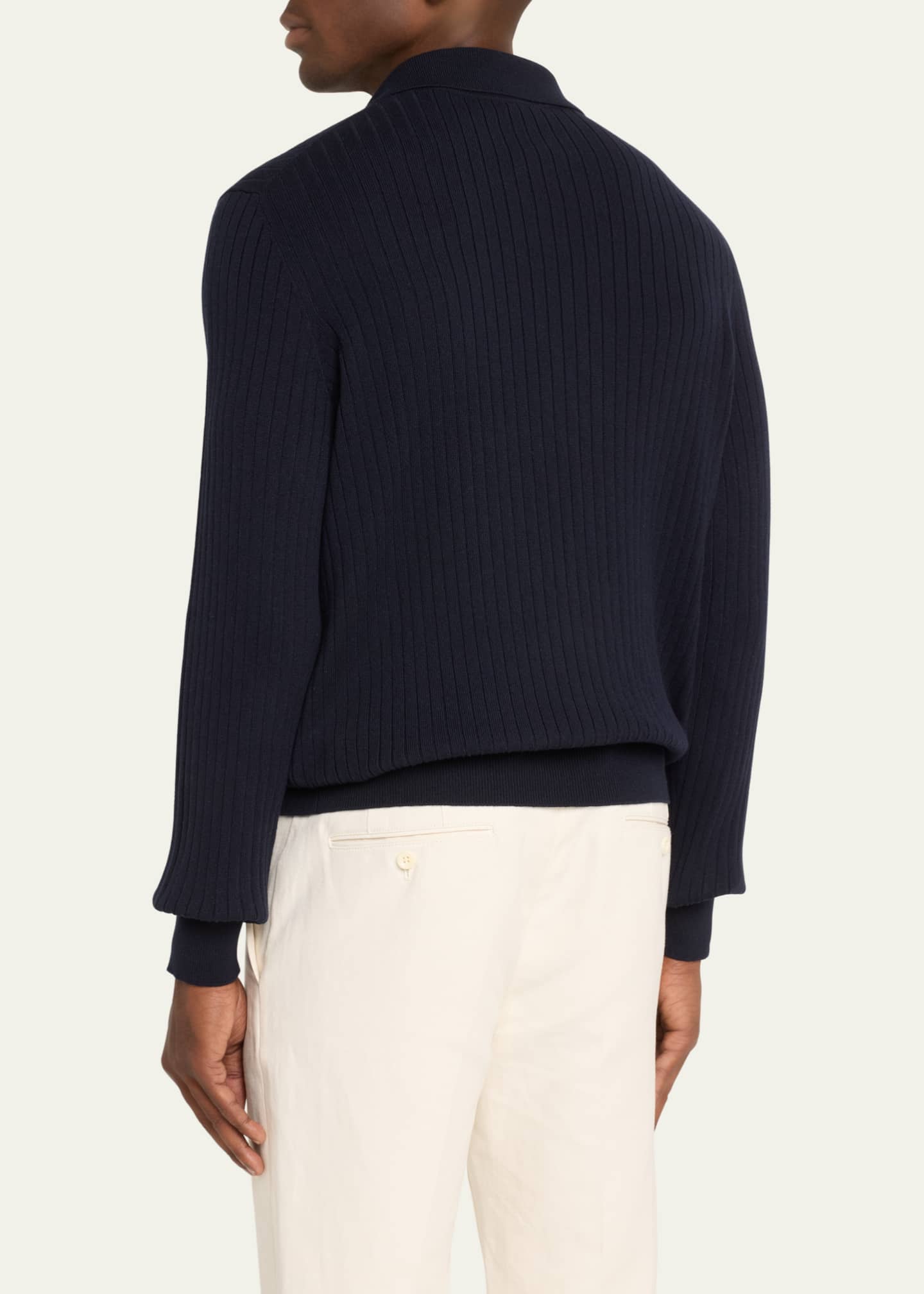 Loro Piana BABY CASHMERE ネイビーセーター Classic V-Neck Baby Cashmere Navy Blue | Loro Piana US
