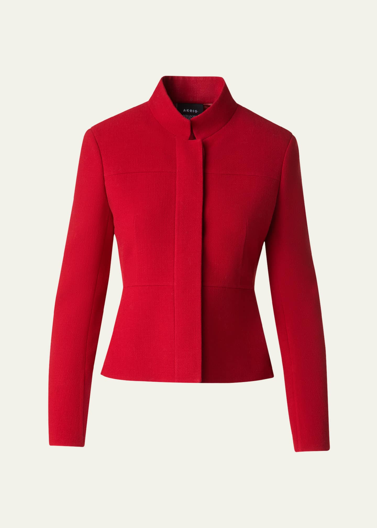 Fitted wool jacket cheap