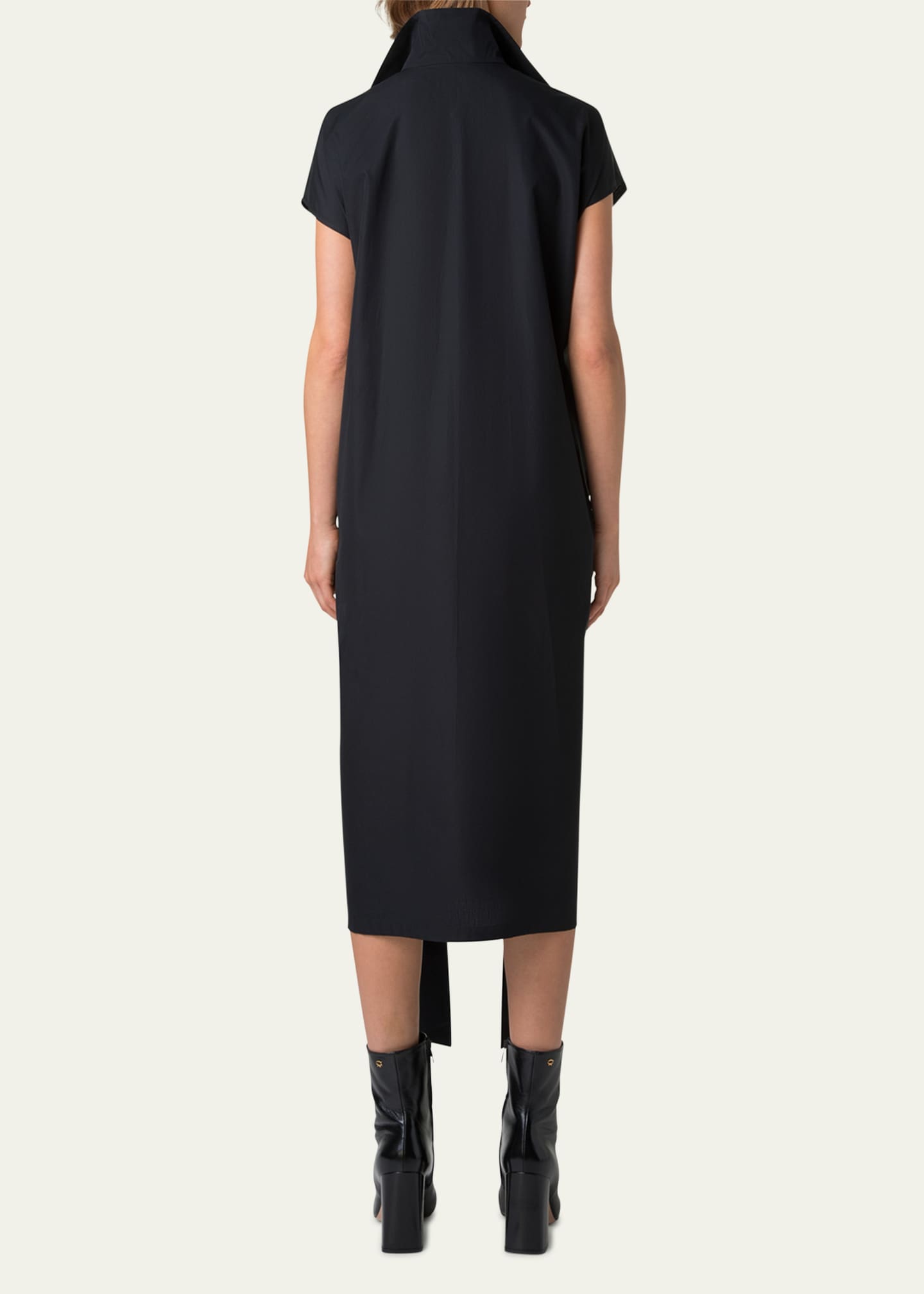 Akris Cotton Poplin Midi Shirtdress Image 3 of 5