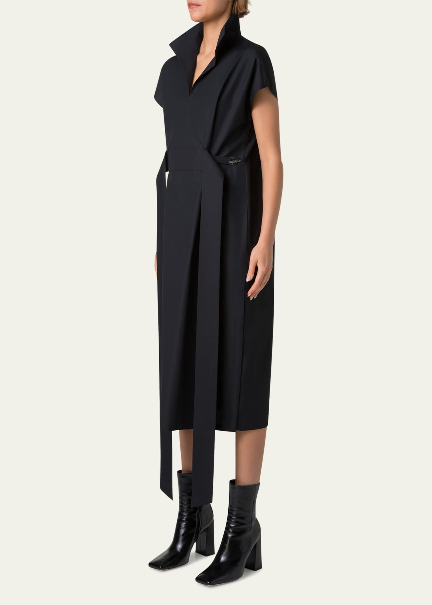 Akris Cotton Poplin Midi Shirtdress Image 4 of 5