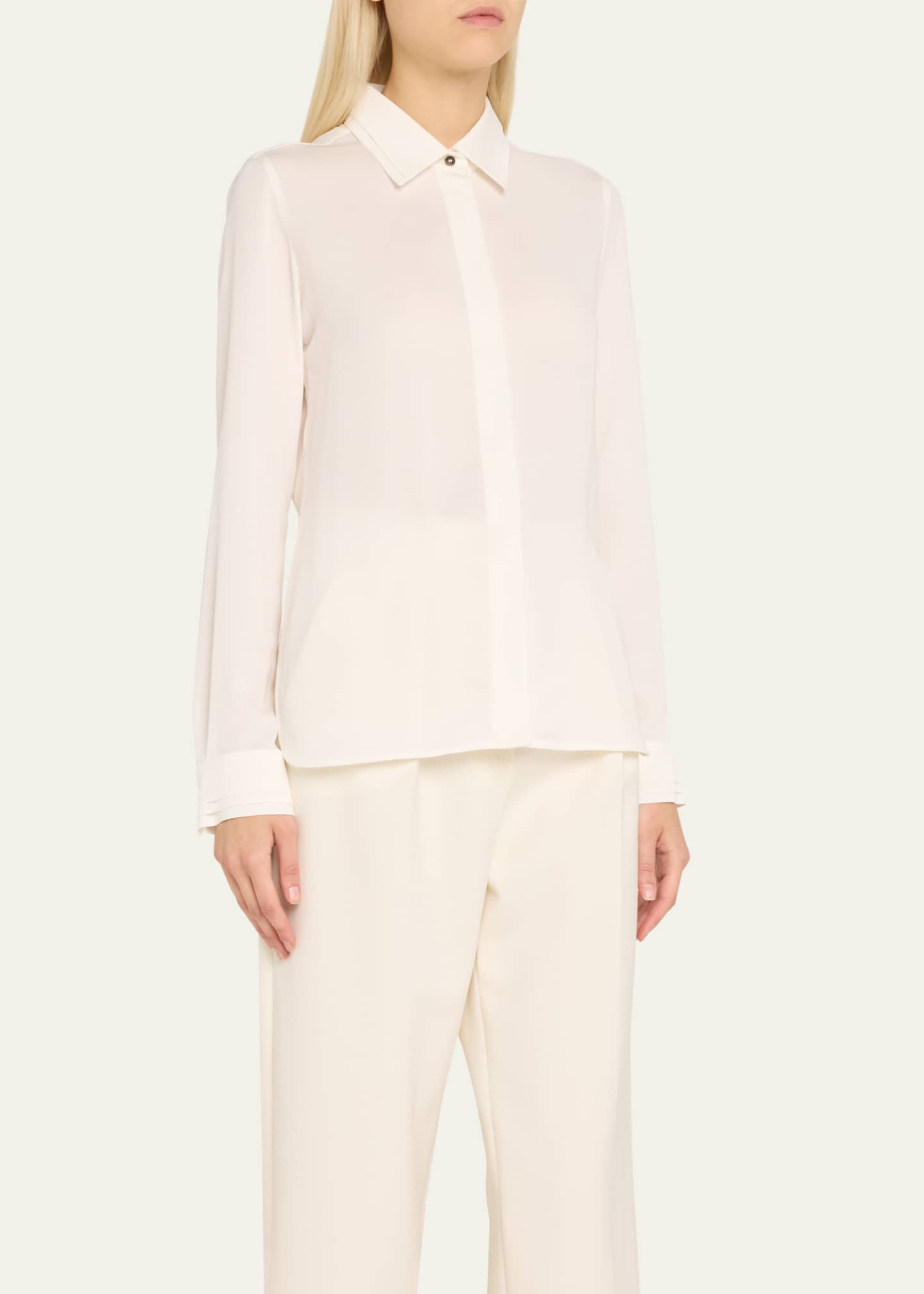 Max Mara Norel Silk Blouse Image 4 of 5