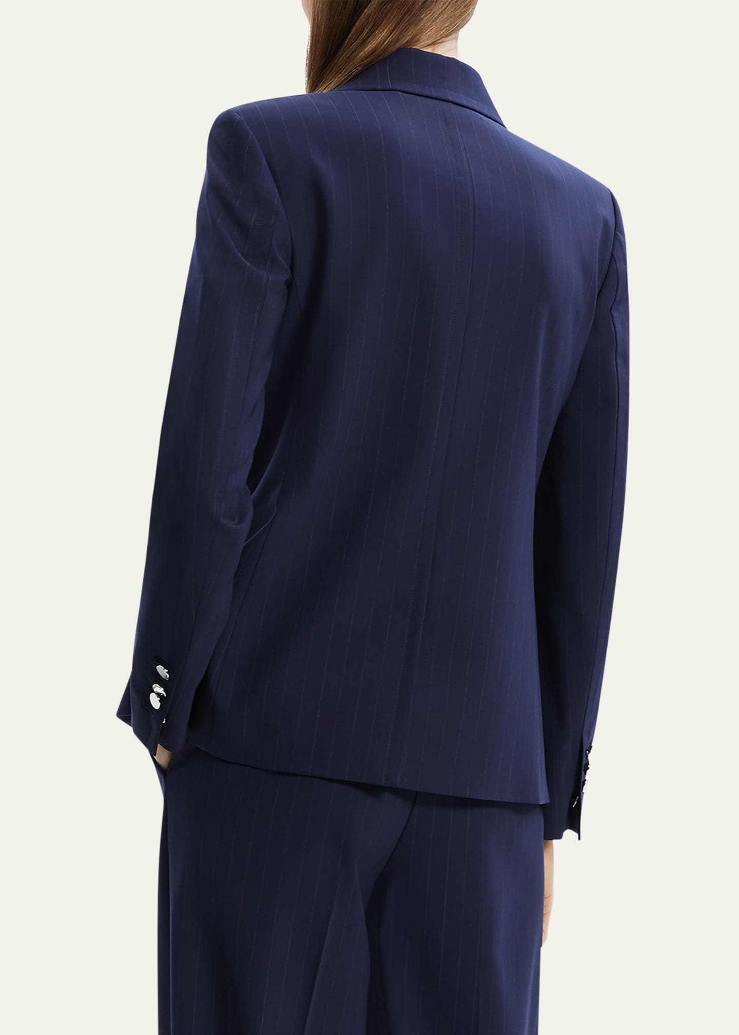 Theory Pinstripe Tailored Jacket Image 3 of 5