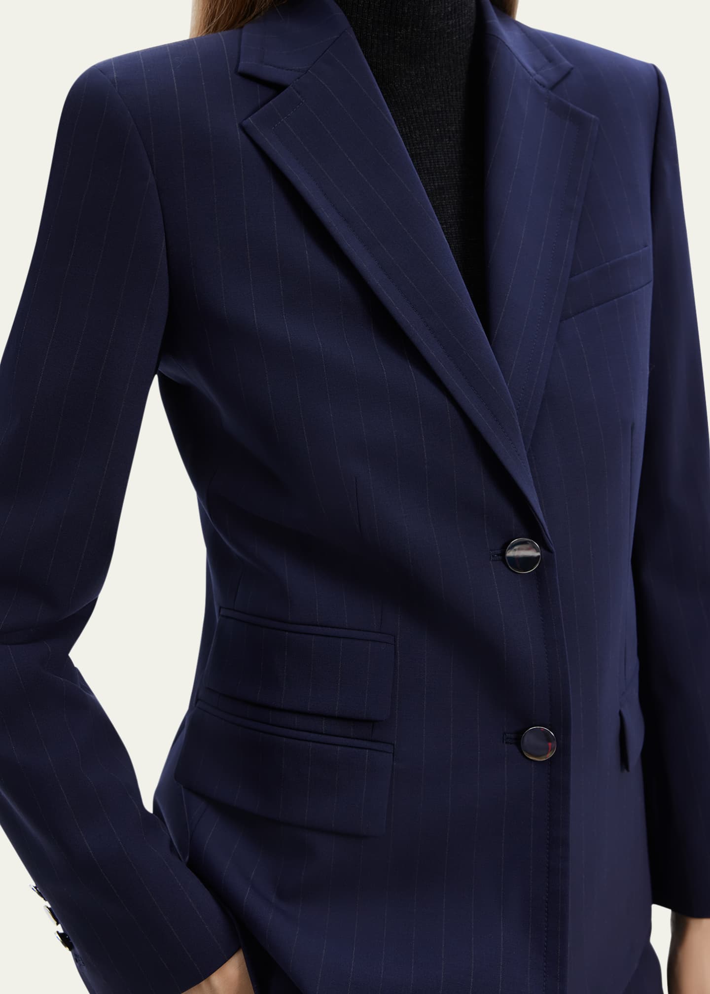 Theory Pinstripe Tailored Jacket Image 5 of 5