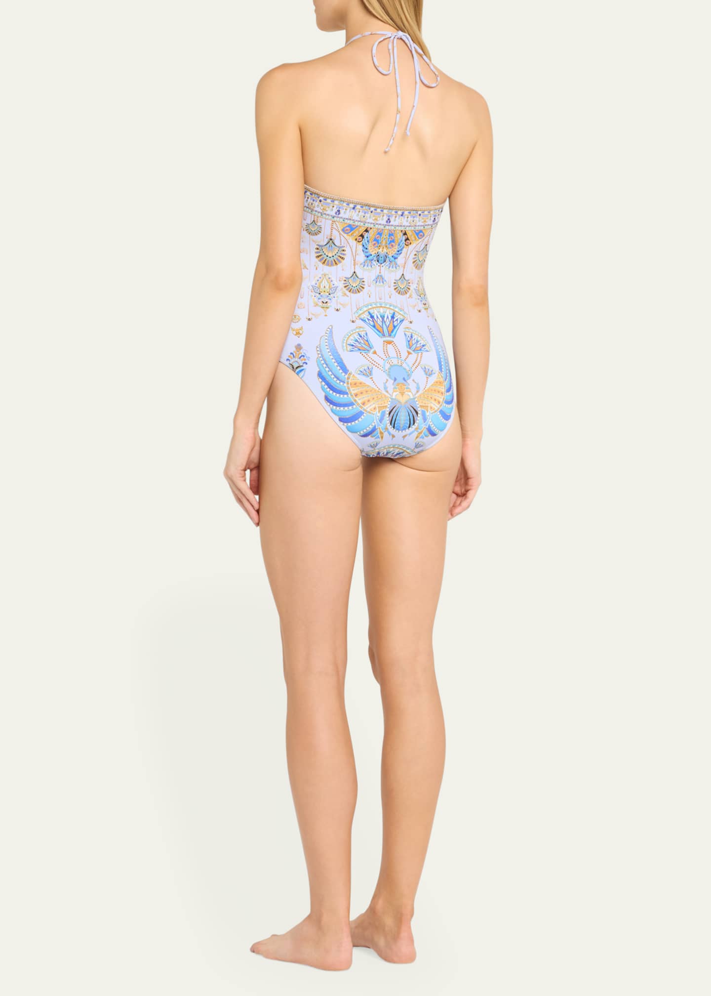 Camilla Under Scarab Skies Bandeau One-Piece Swimsuit Image 3 of 4