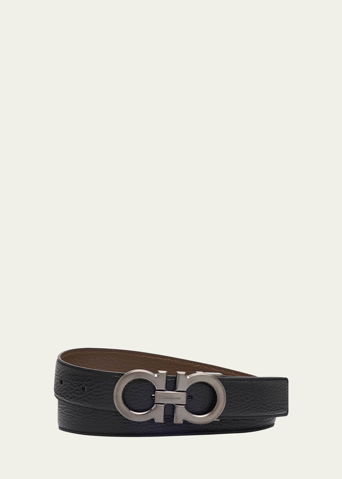 Ferragamo Men's Reversible Gancini-Buckle Belt Image 1 of 3