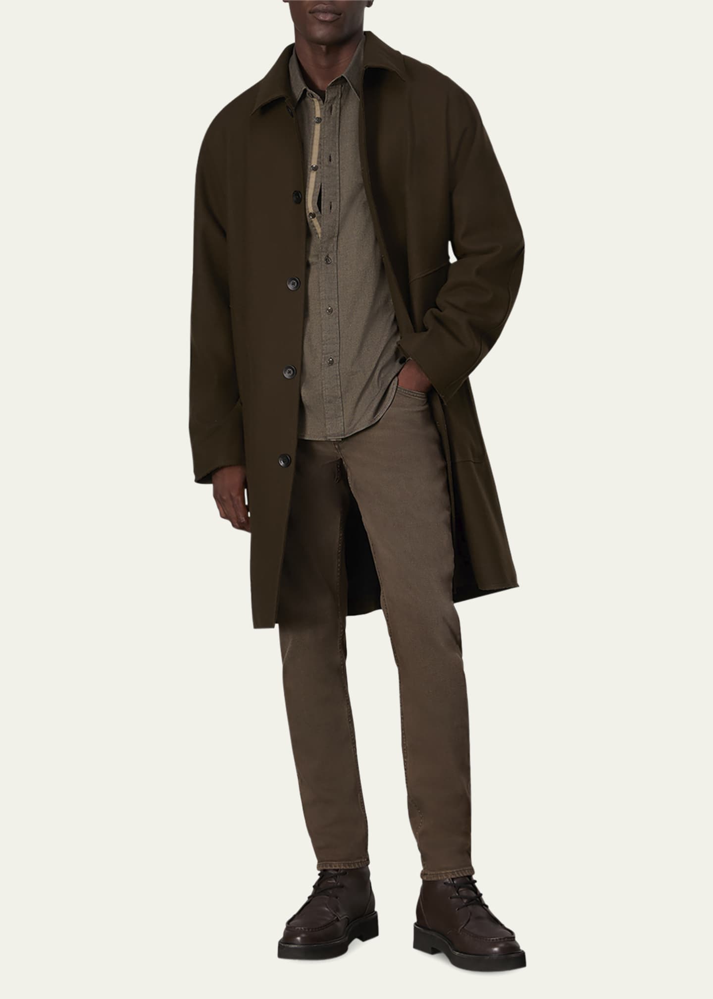 Rag & Bone Men's Tomlin Stretch Dobby Shirt Image 2 of 6