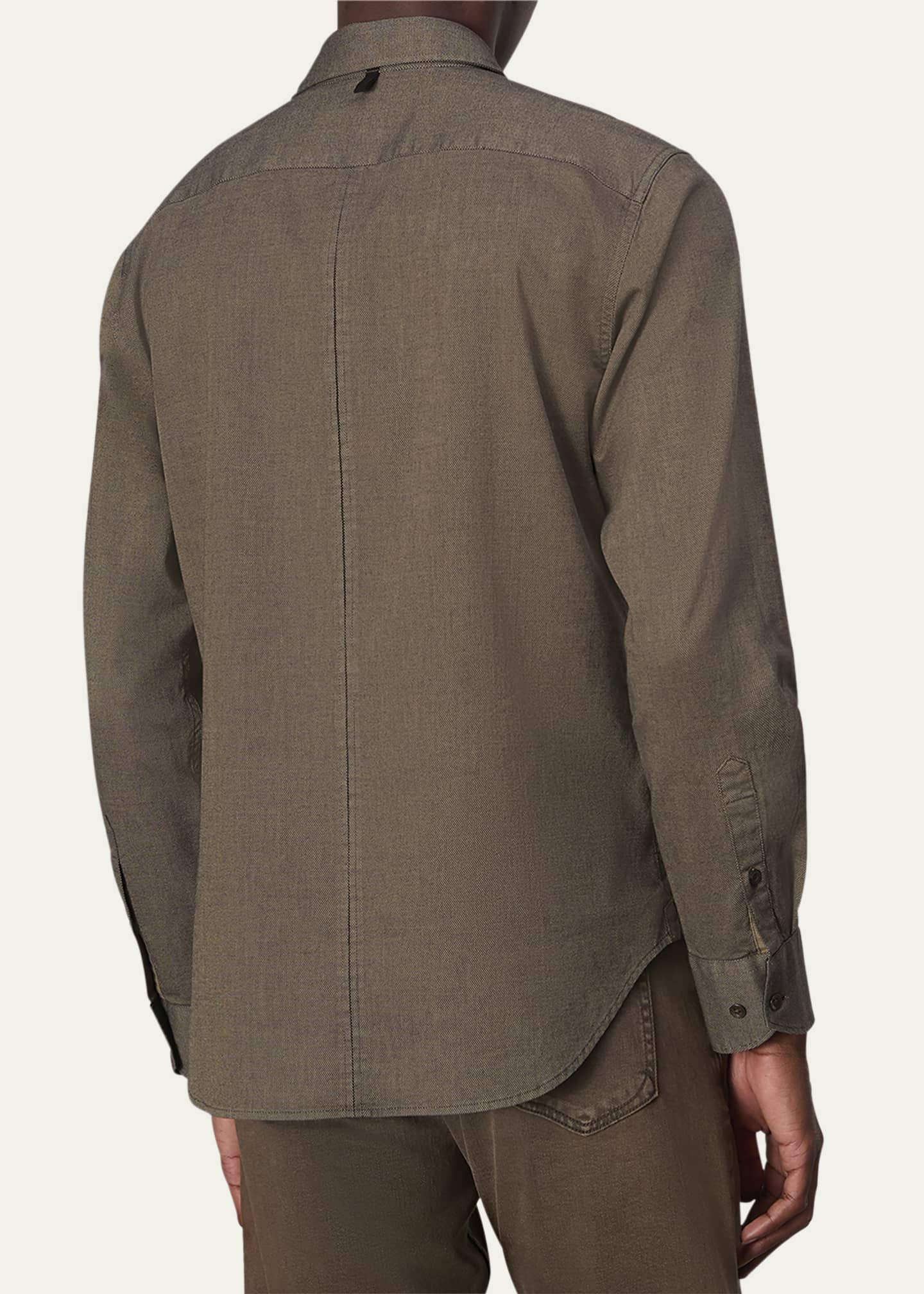 Rag & Bone Men's Tomlin Stretch Dobby Shirt Image 3 of 6