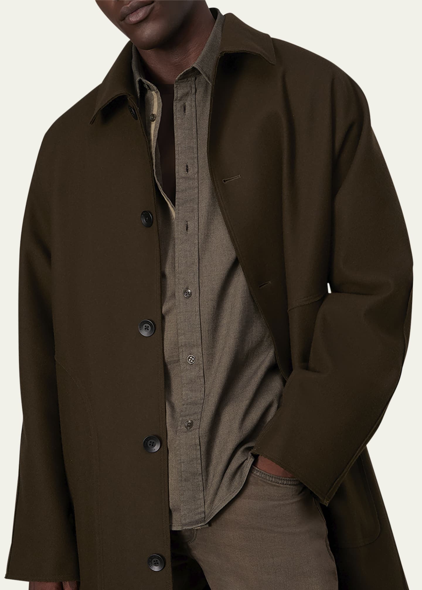 Rag & Bone Men's Tomlin Stretch Dobby Shirt Image 4 of 6