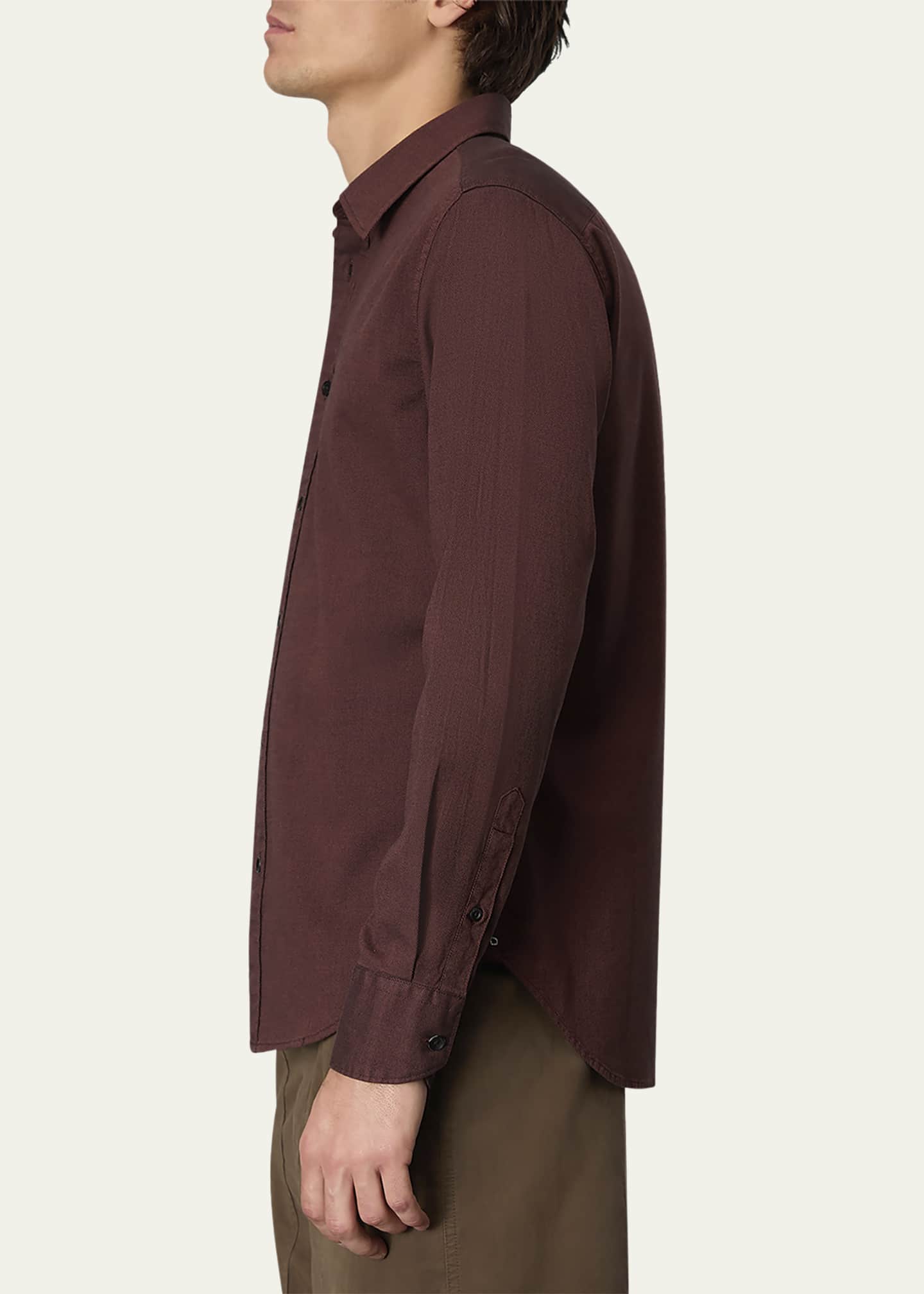 Rag & Bone Men's Tomlin Stretch Dobby Shirt Image 6 of 6