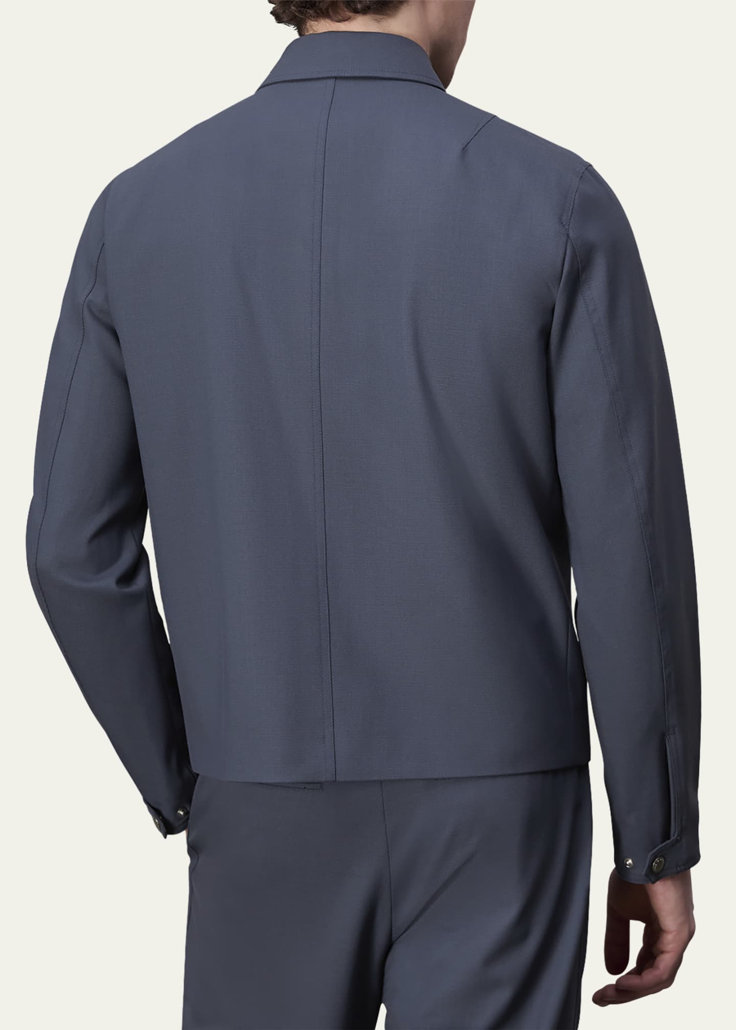 Rag & Bone Men's Melrose Wool-Blend Twill Jacket Image 2 of 5