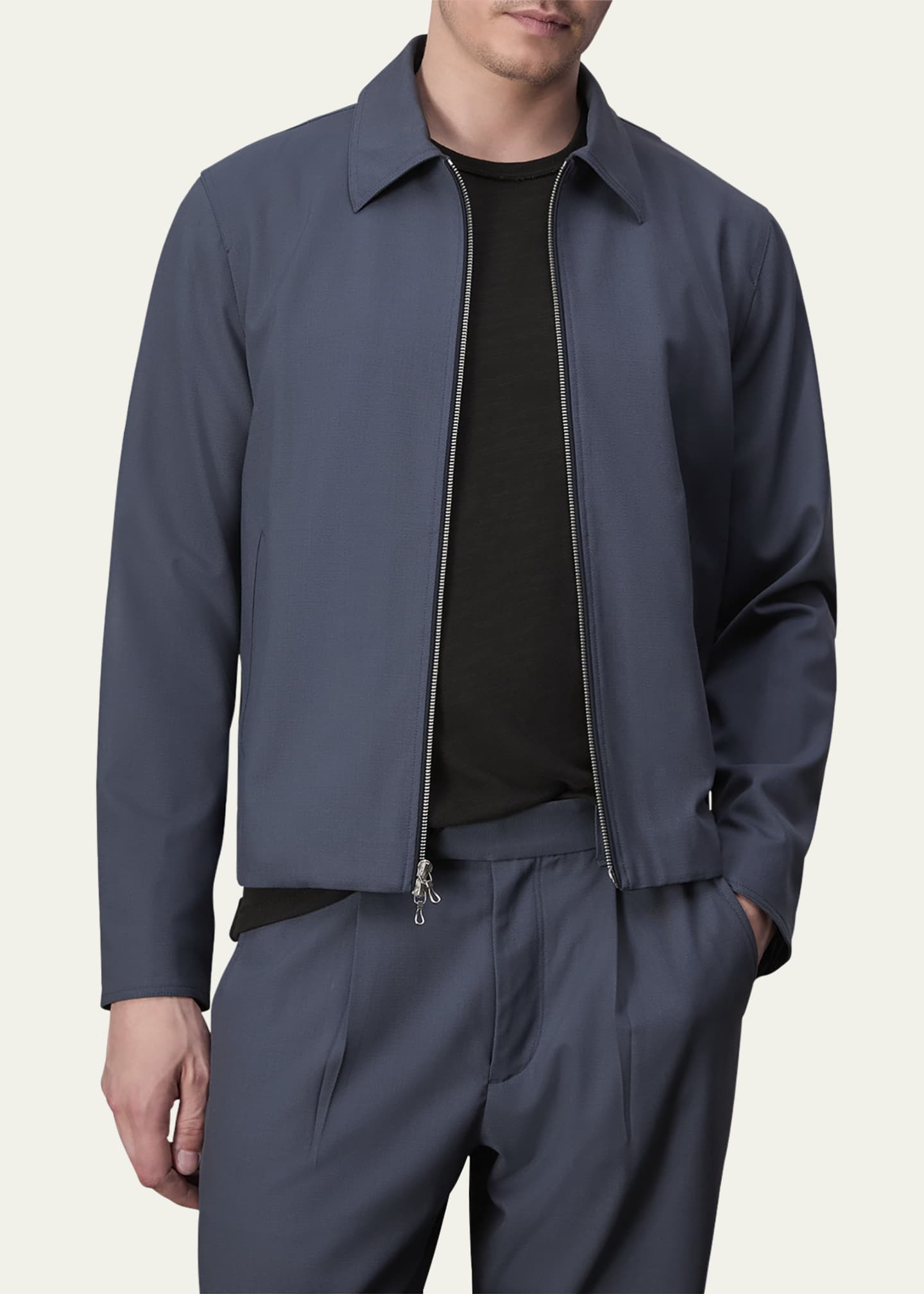 Rag & Bone Men's Melrose Wool-Blend Twill Jacket Image 3 of 5