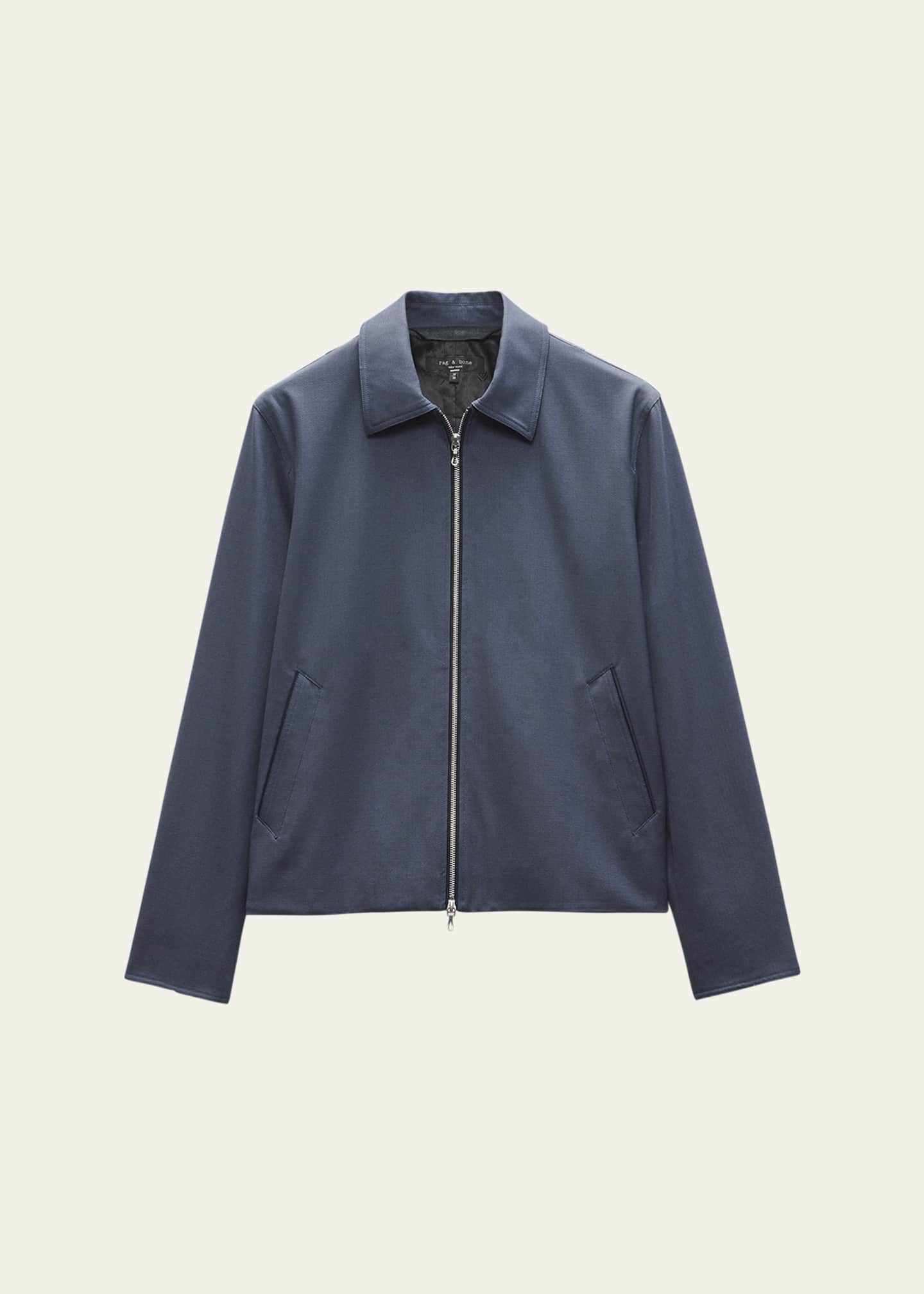Rag & Bone Men's Melrose Wool-Blend Twill Jacket Image 1 of 5