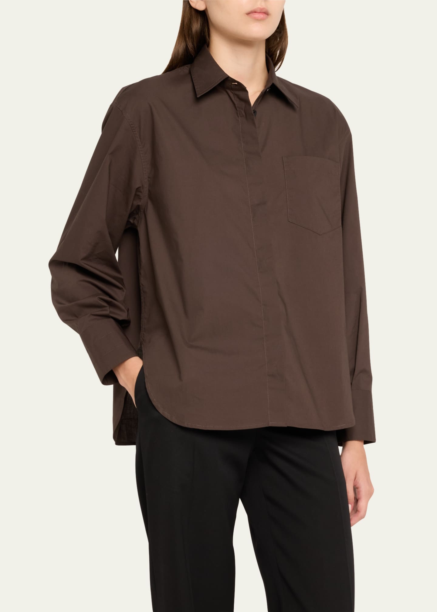 MARIA MCMANUS Covered Placket Shirt Image 4 of 5
