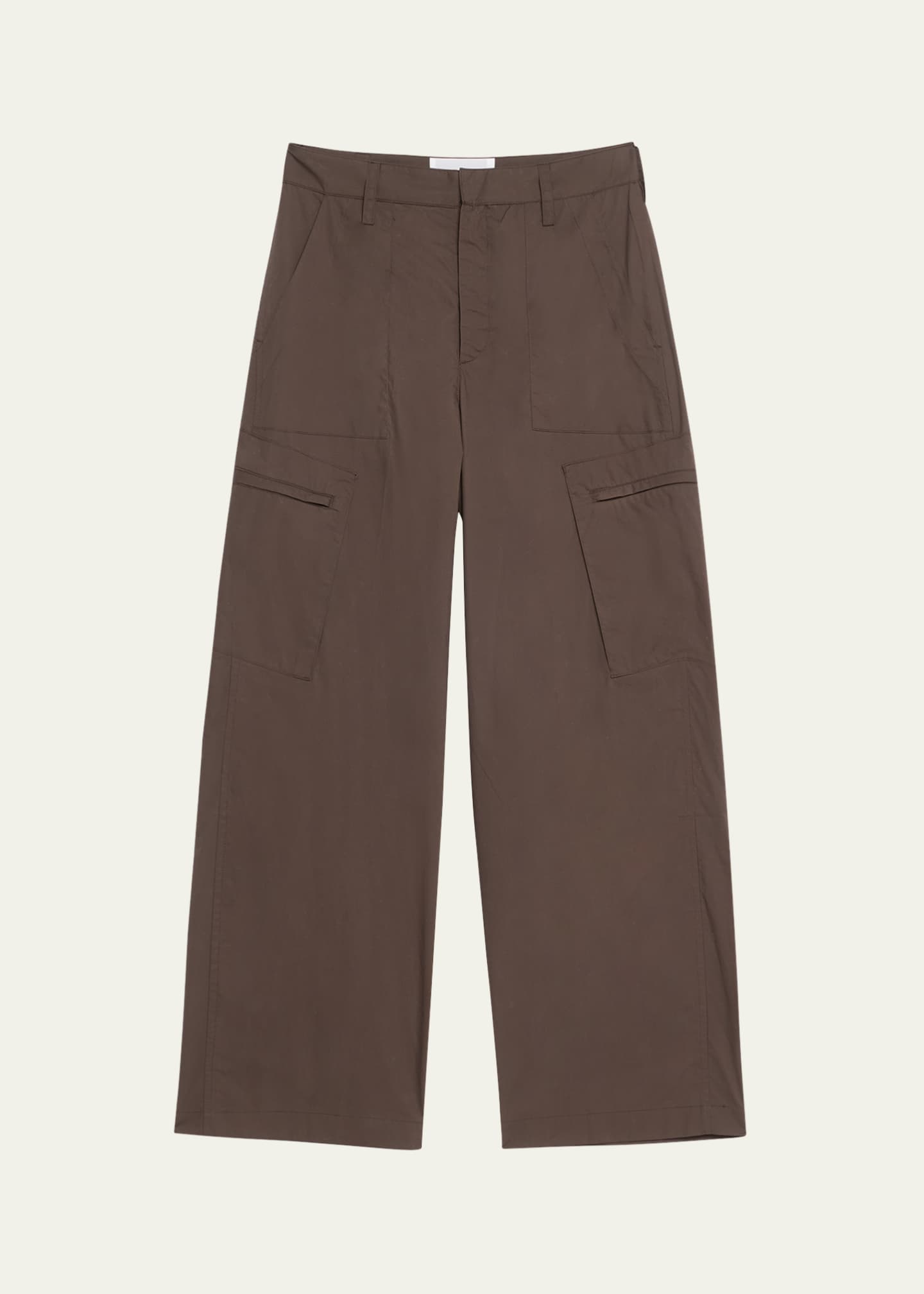 MARIA MCMANUS Wide Leg Poplin Cargo Pants Image 1 of 5