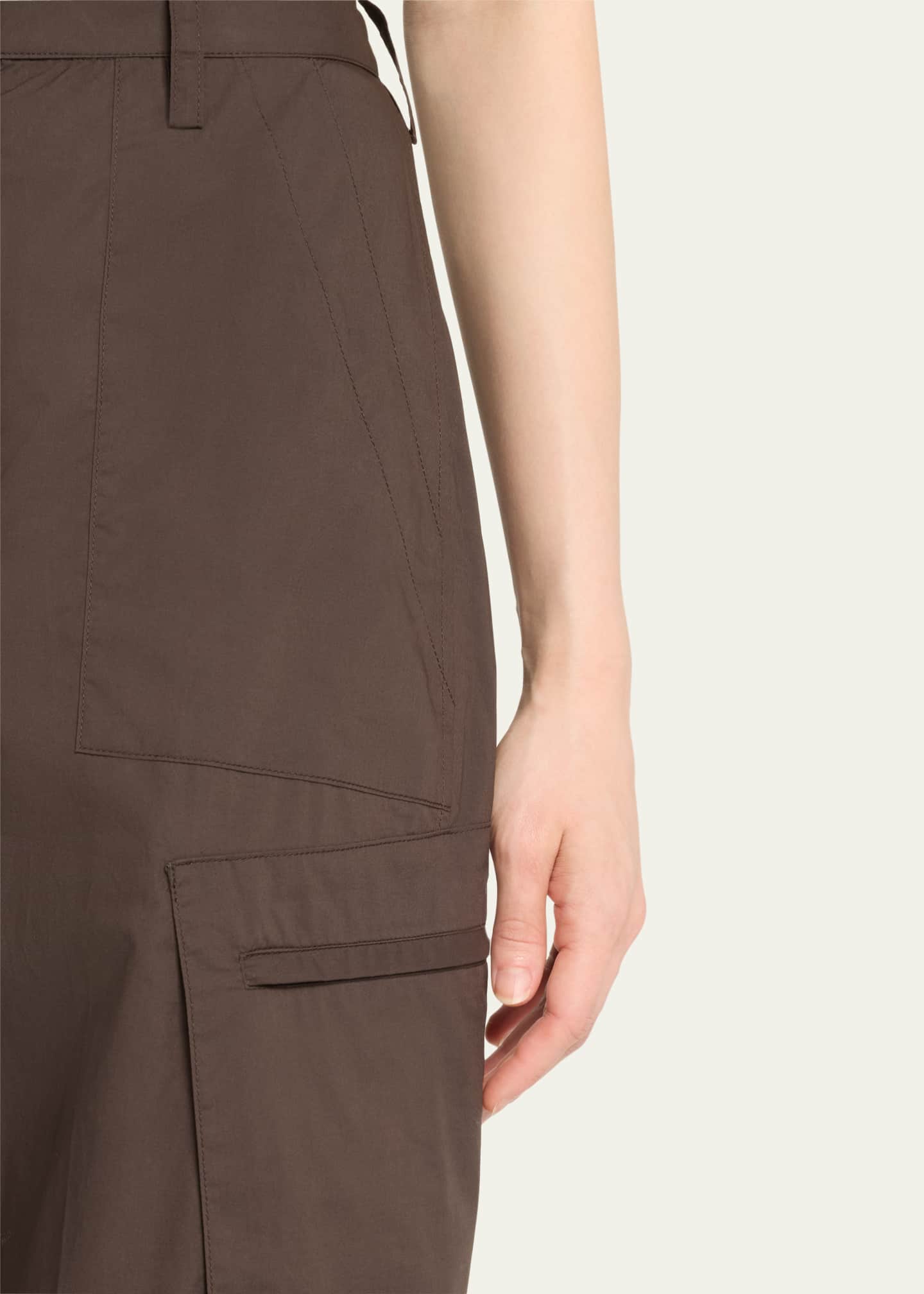 MARIA MCMANUS Wide Leg Poplin Cargo Pants Image 5 of 5