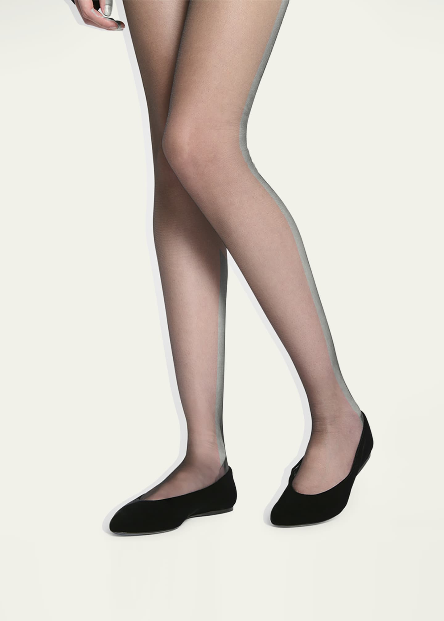 Saint Laurent Gio Classic Ballerina Flats Image 2 of 6