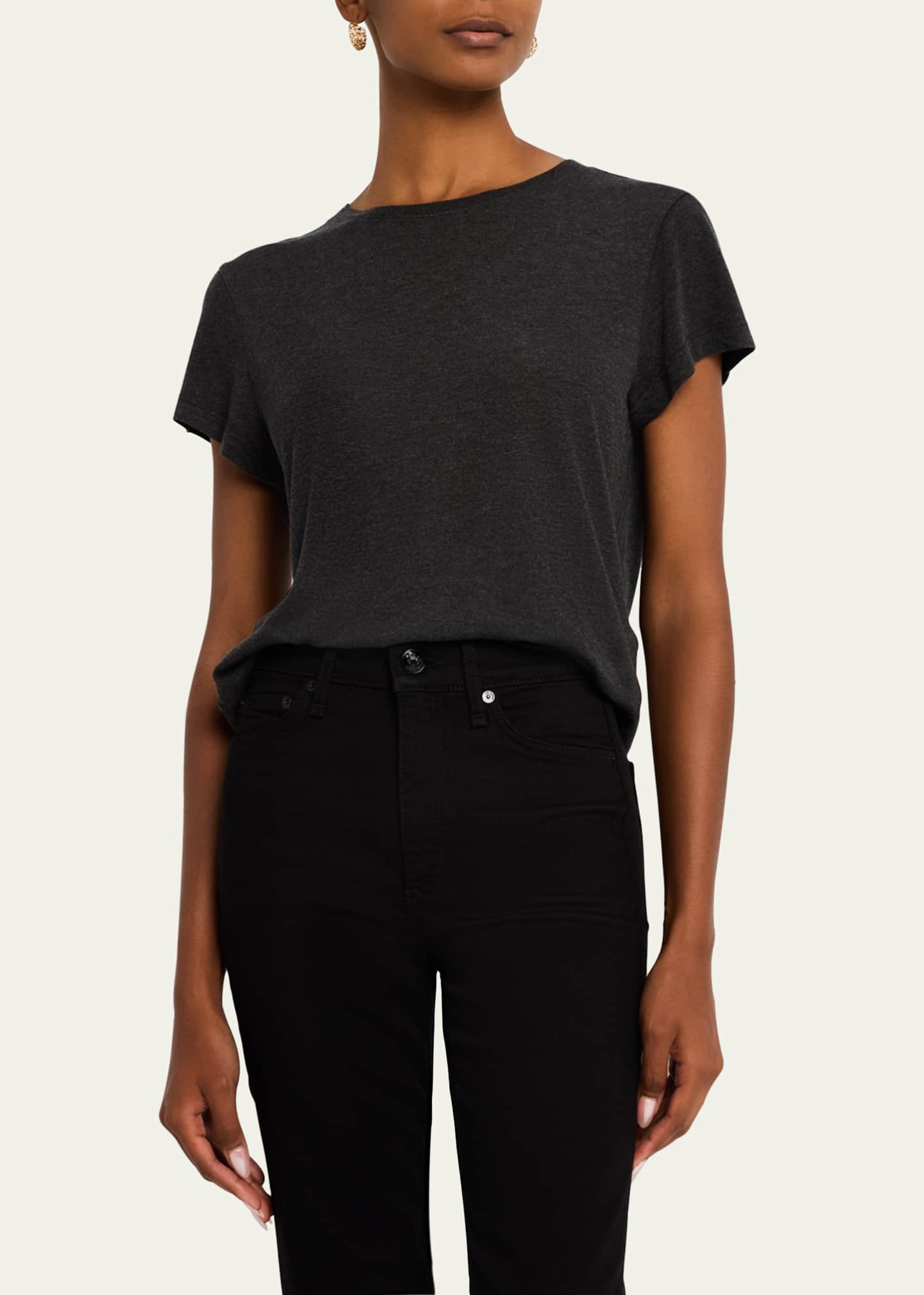 AGOLDE Adine Shrunken Tee Image 4 of 5