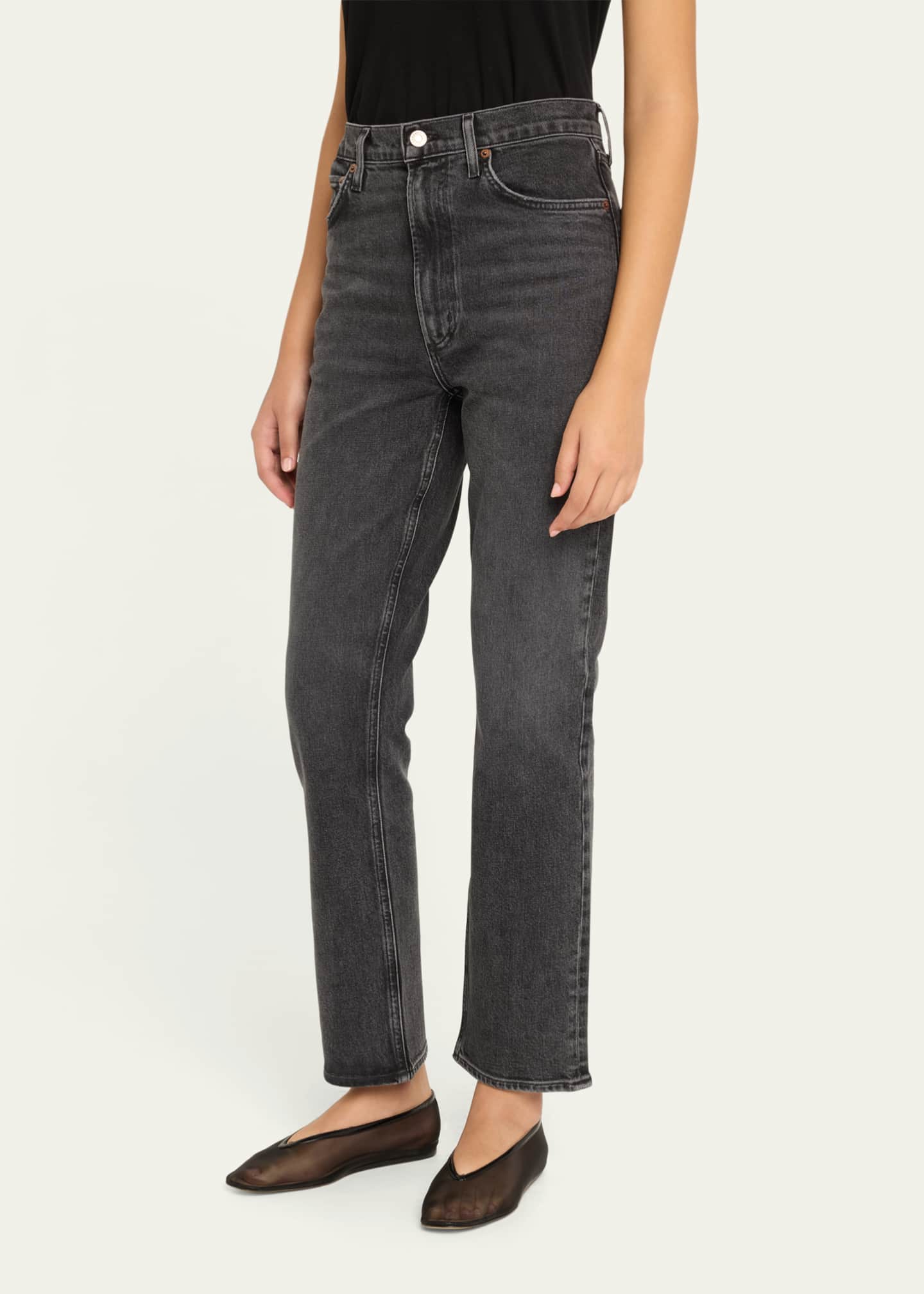 AGOLDE High-Rise Stovepipe Jeans Image 4 of 5