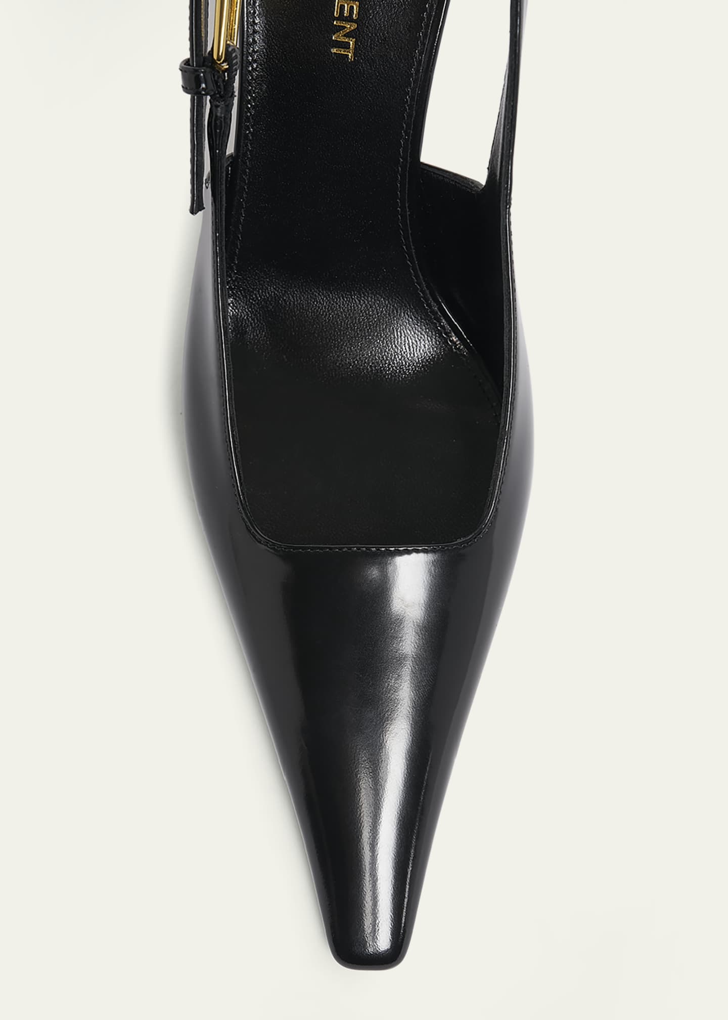 Saint Laurent Lee Slingback Buckle Pumps Image 4 of 4