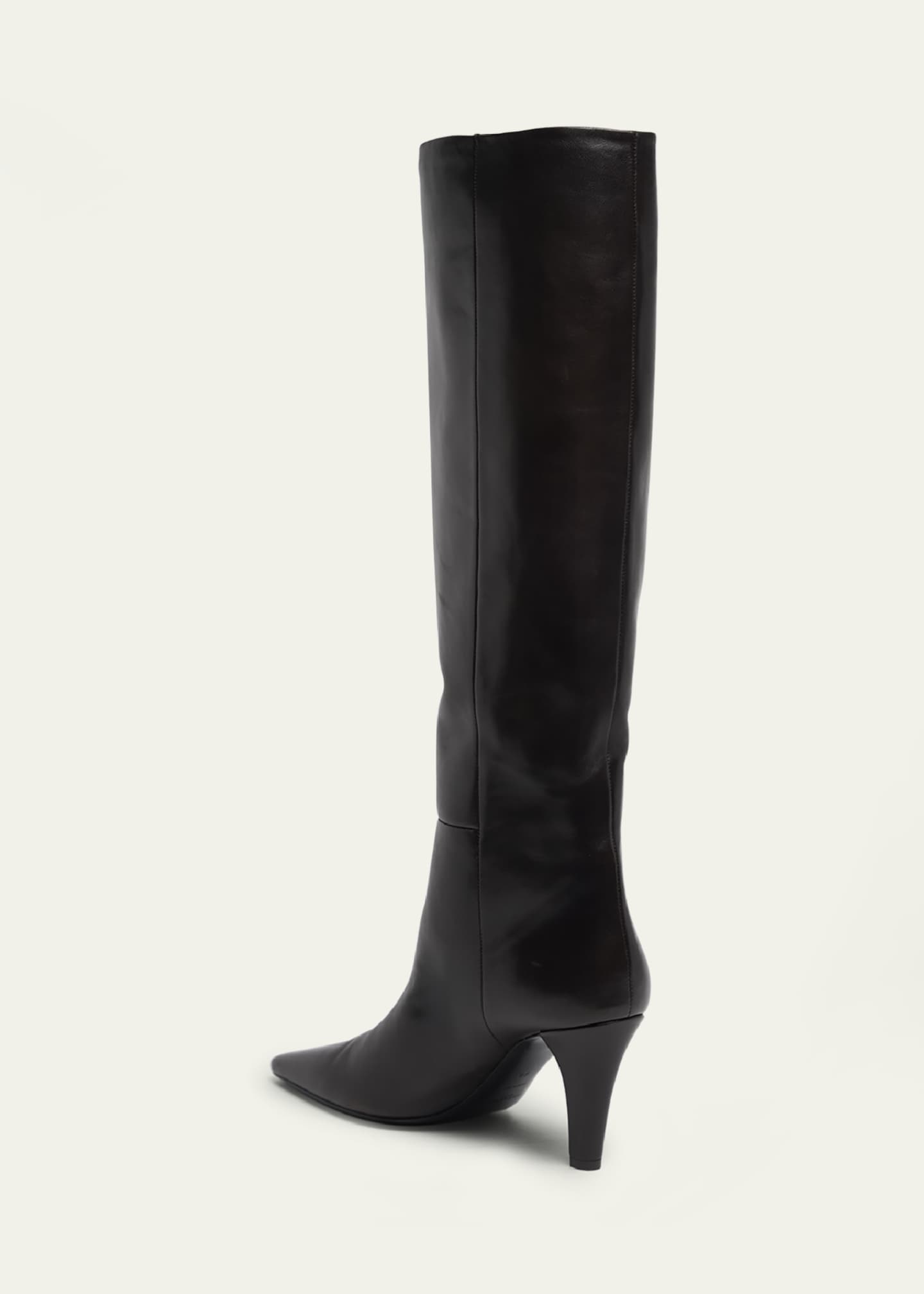 Saint Laurent Jill Calfskin Knee Boots Image 4 of 5