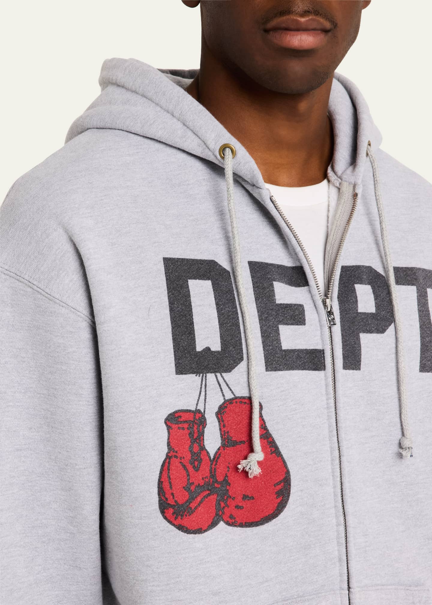GALLERY DEPARTMENT Men's Boxing Logo Zip Hoodie