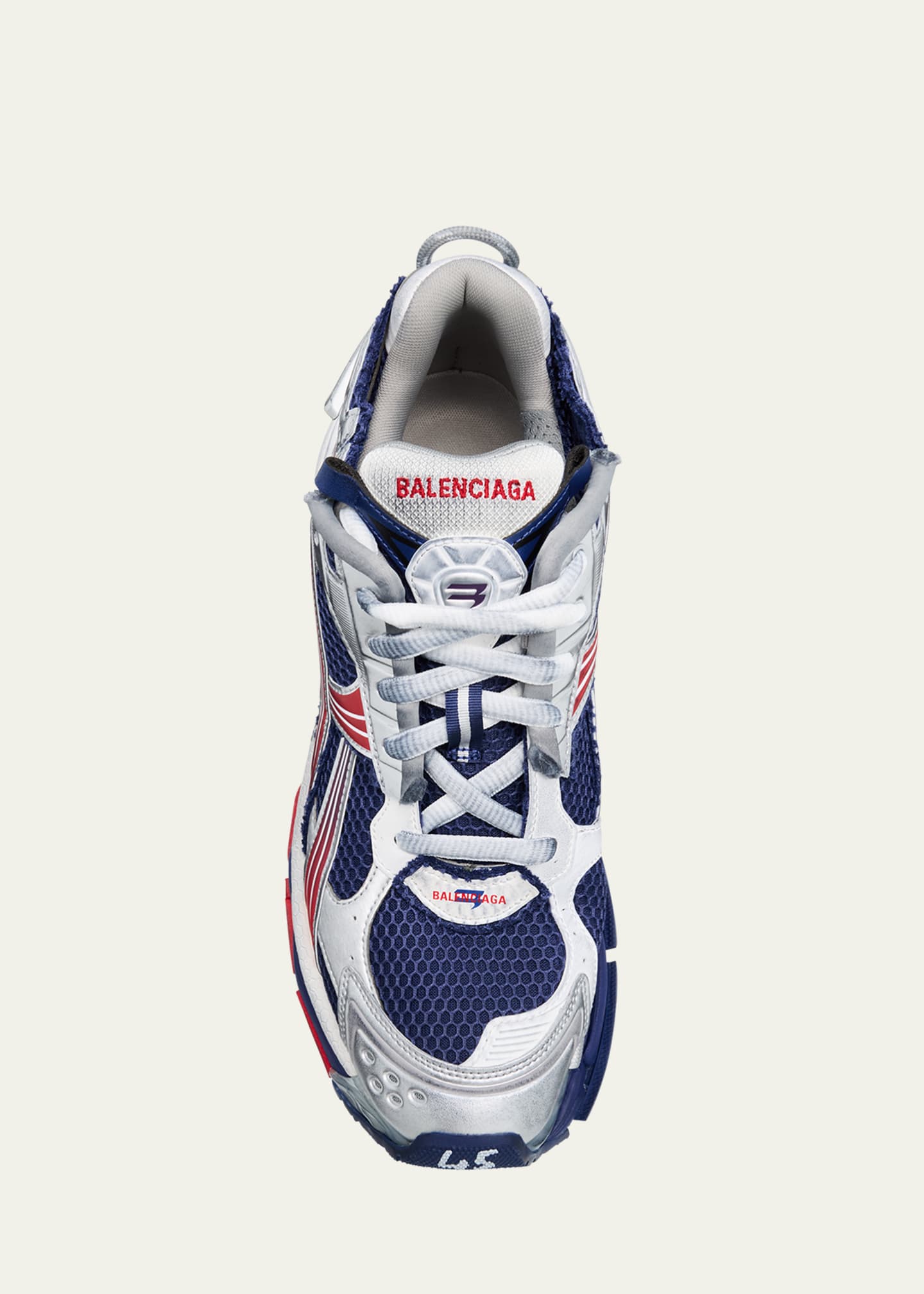 Balenciaga Men's Mesh Runner Sneakers Image 6 of 6