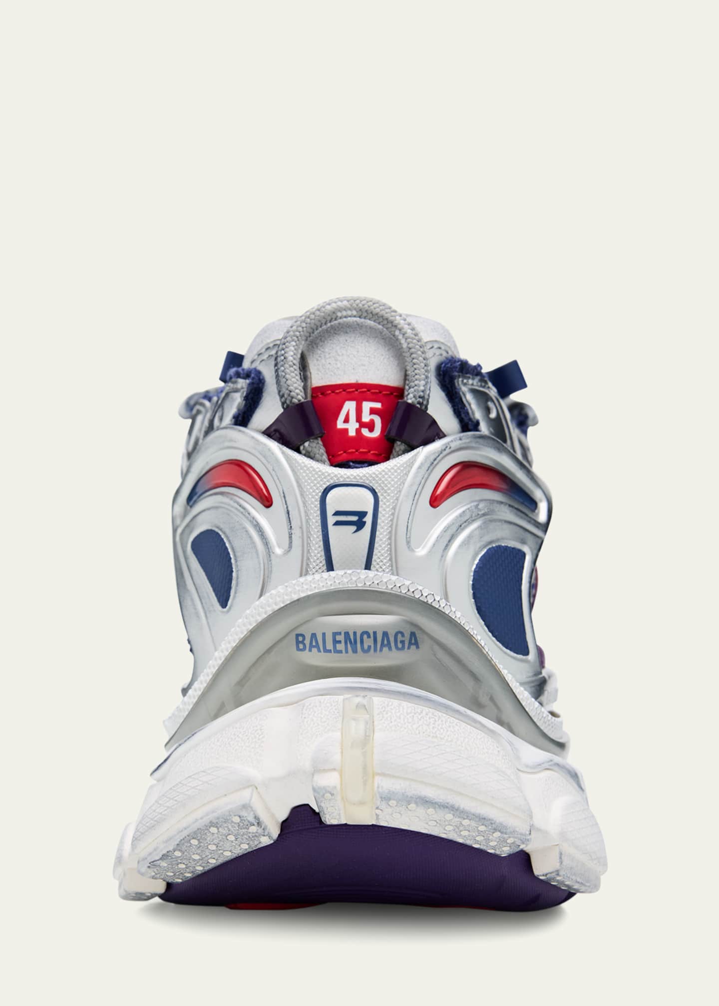 Balenciaga Men's Mesh Runner Sneakers Image 5 of 6
