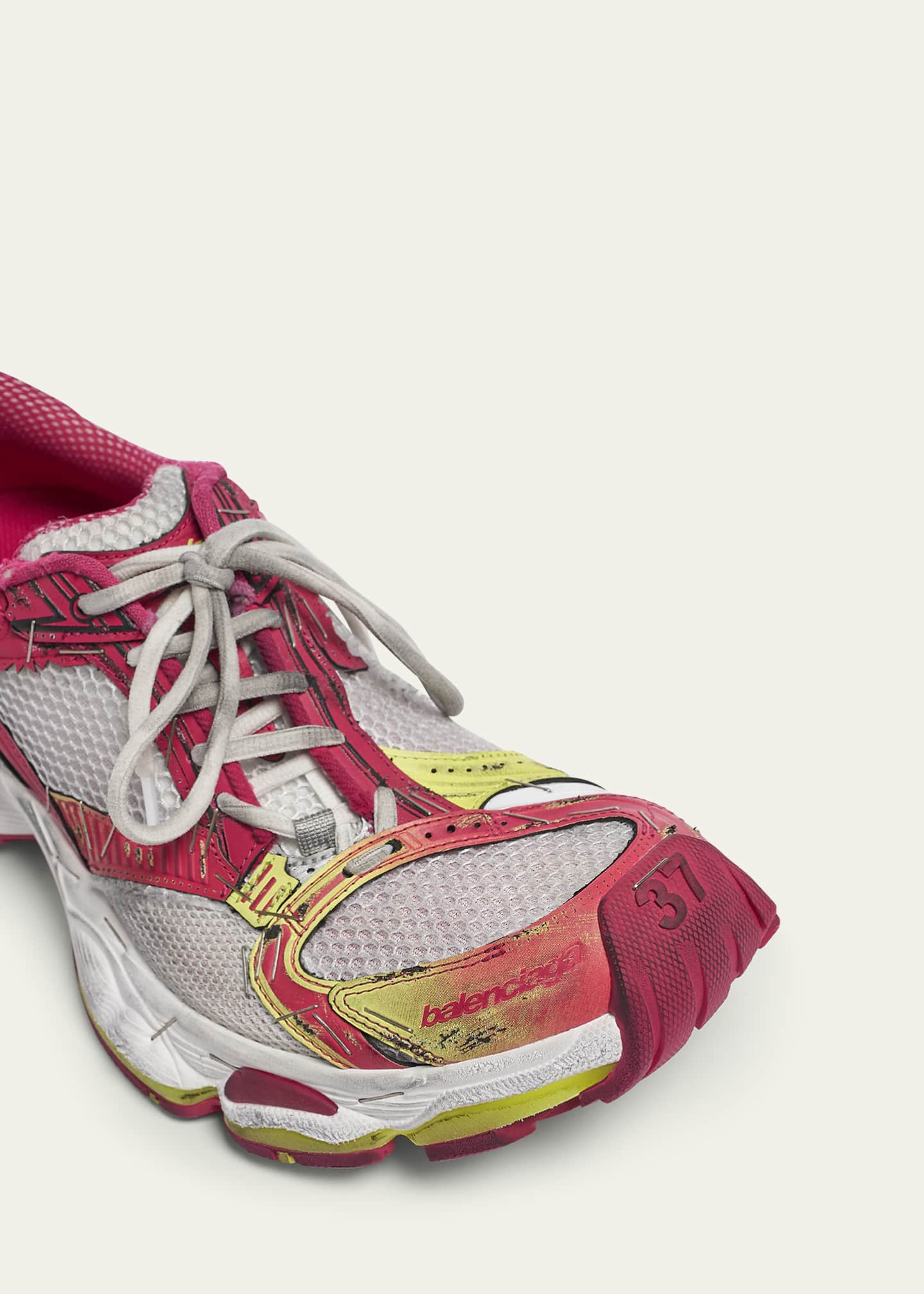 Balenciaga Men's Stapler Mesh Runner Sneakers - Bergdorf Goodman