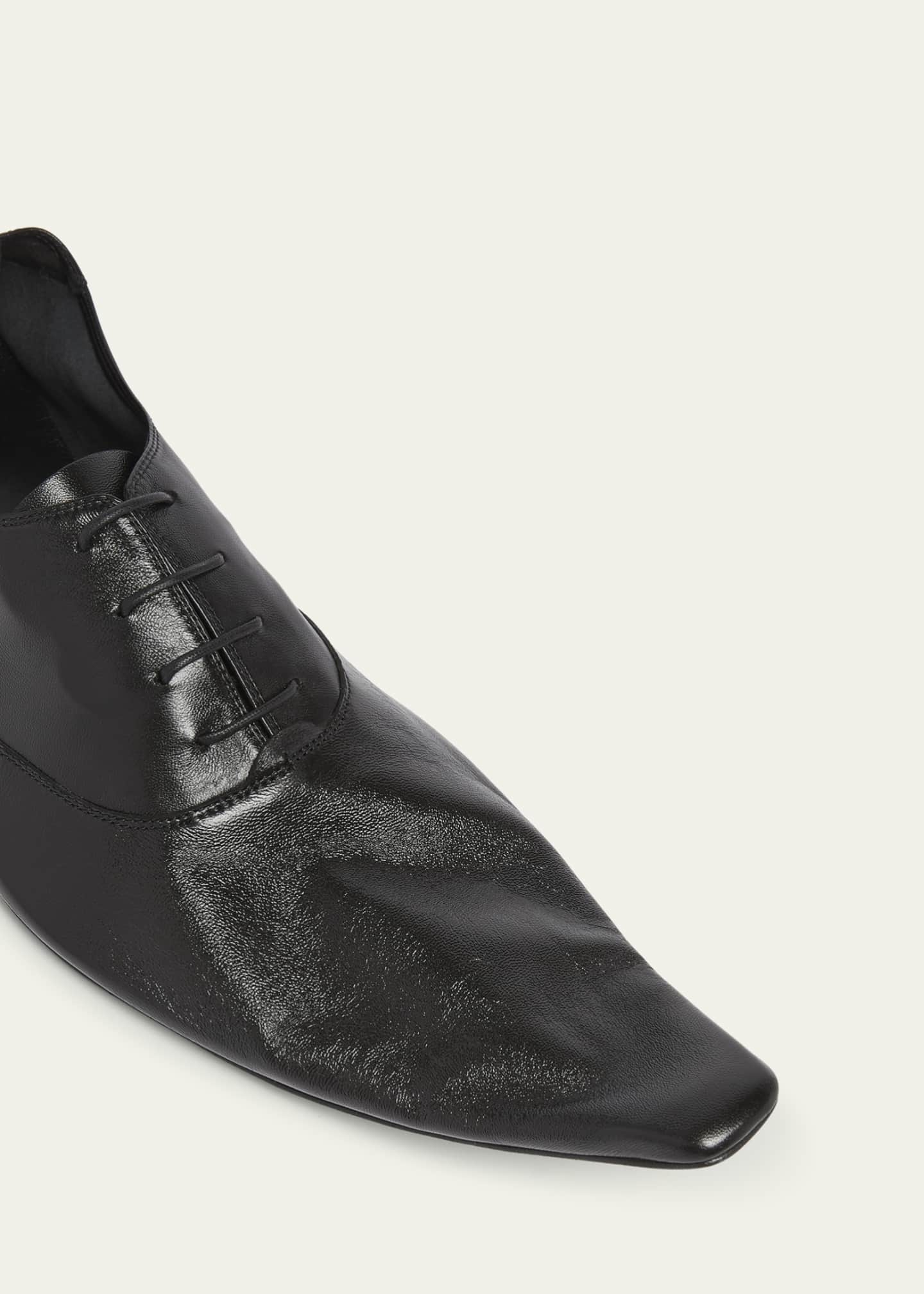 Balenciaga Men s Lambskin Lace Up Derby Loafers