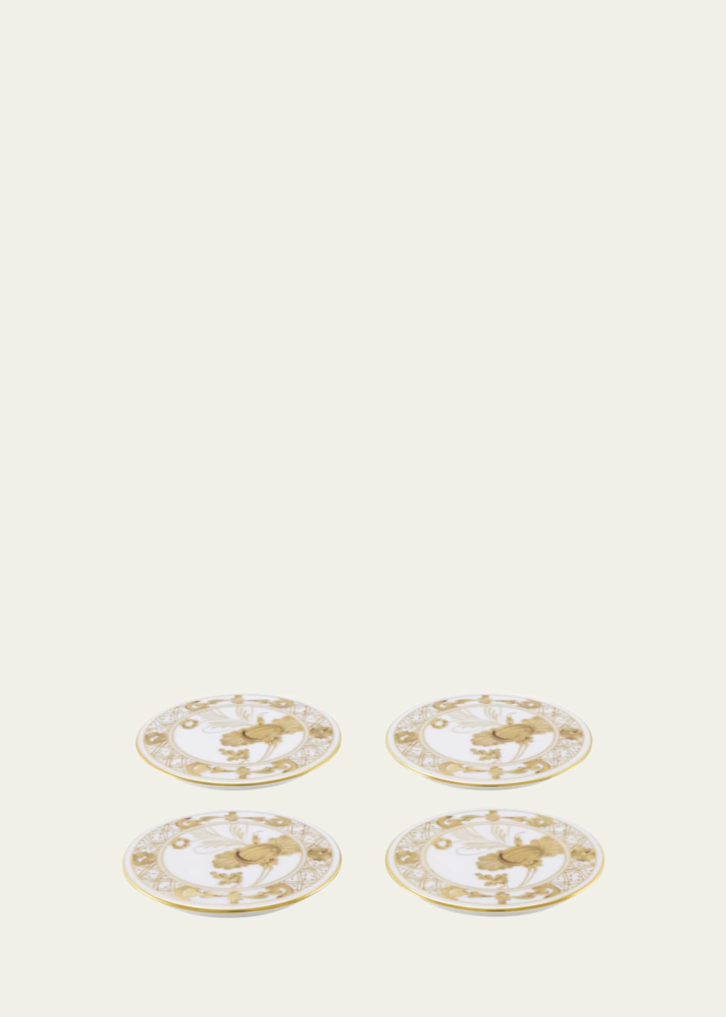 GINORI 1735 Oriente Italiano Aurum Coasters, Set of 4 Image 2 of 3